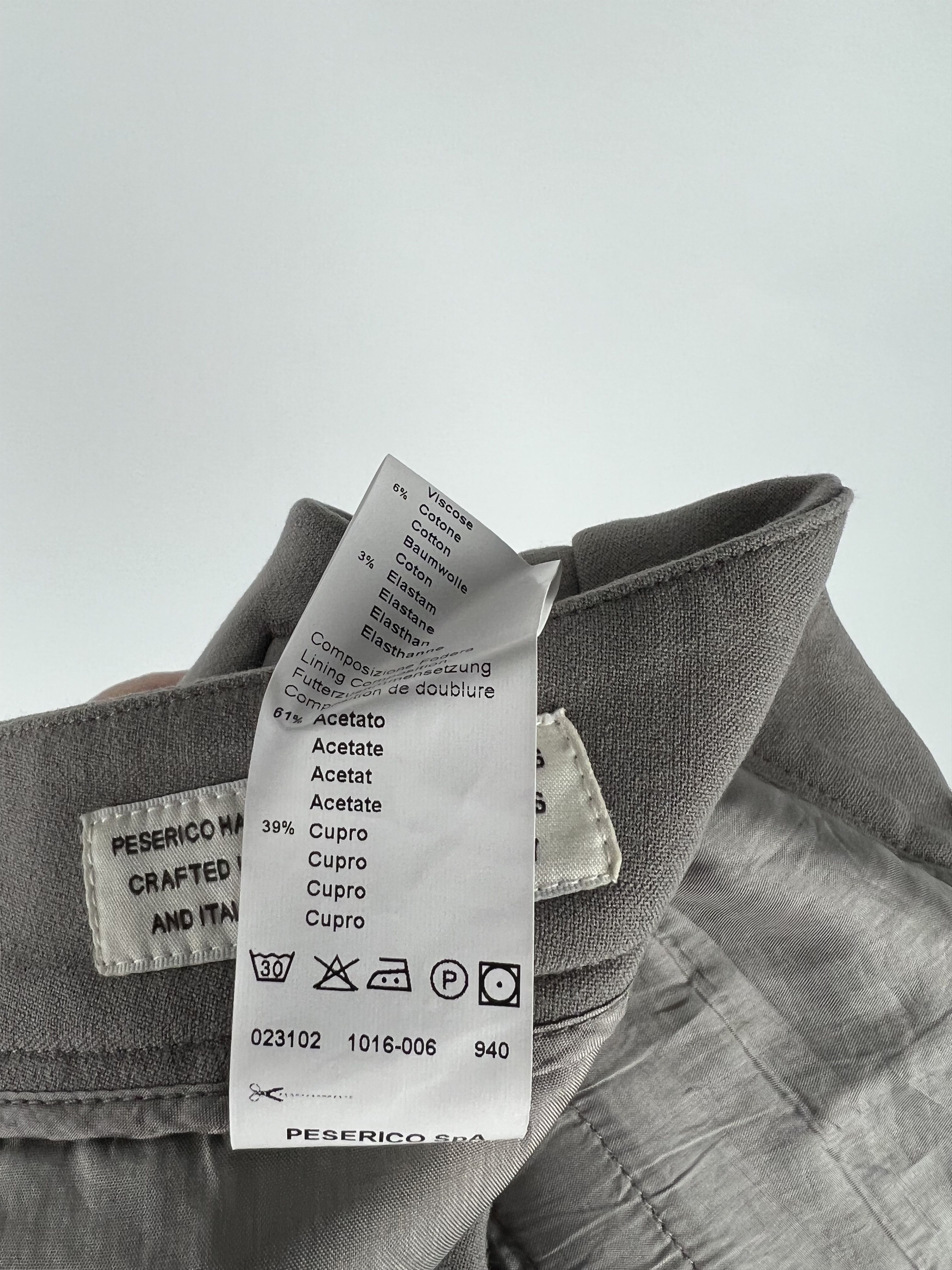 Peserico Peserico Women's Gray Pants Size IT44 Size 30" / US 8 / IT 44 - 8 Thumbnail