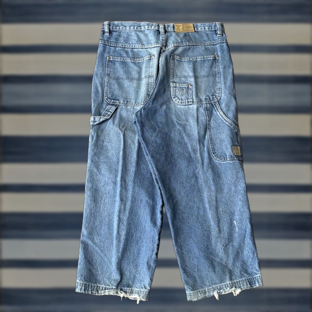 Vintage VINTAGE Outkast Jeans Carpenter Relaxed Baggy 38x34 Denim 5-Pocket Distressed Hip Hop Grunge Wide Leg Mens Jeans Size US 38 / EU 54 - 1 Thumbnail
