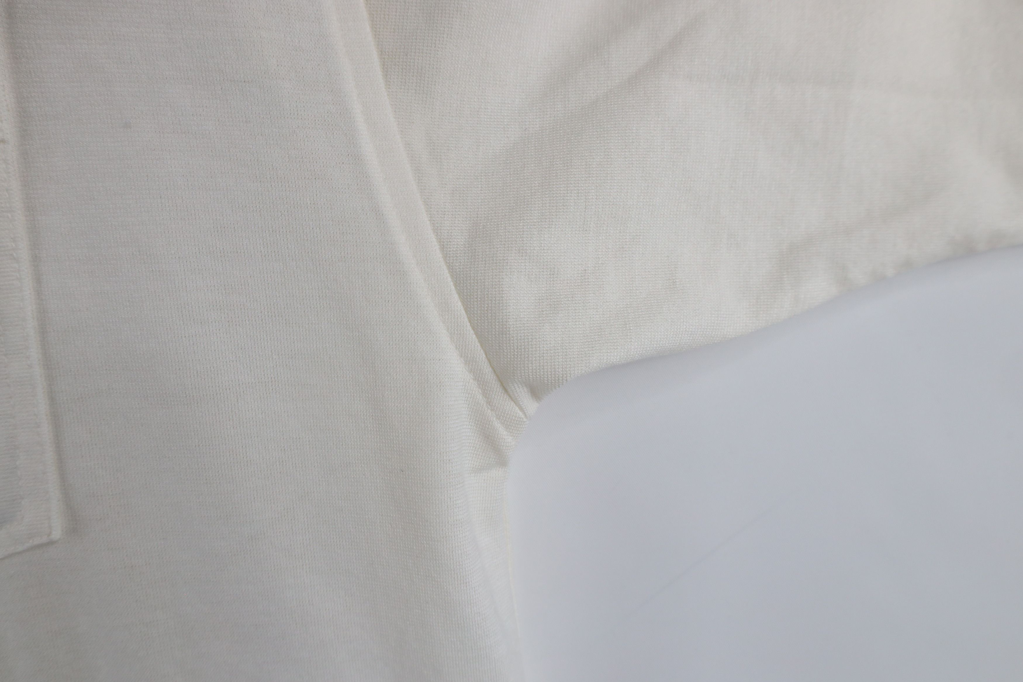 Vintage Vintage 90s Streetwear Collared Pocket Polo Shirt Cream Size US XL / EU 56 / 4 - 9 Thumbnail