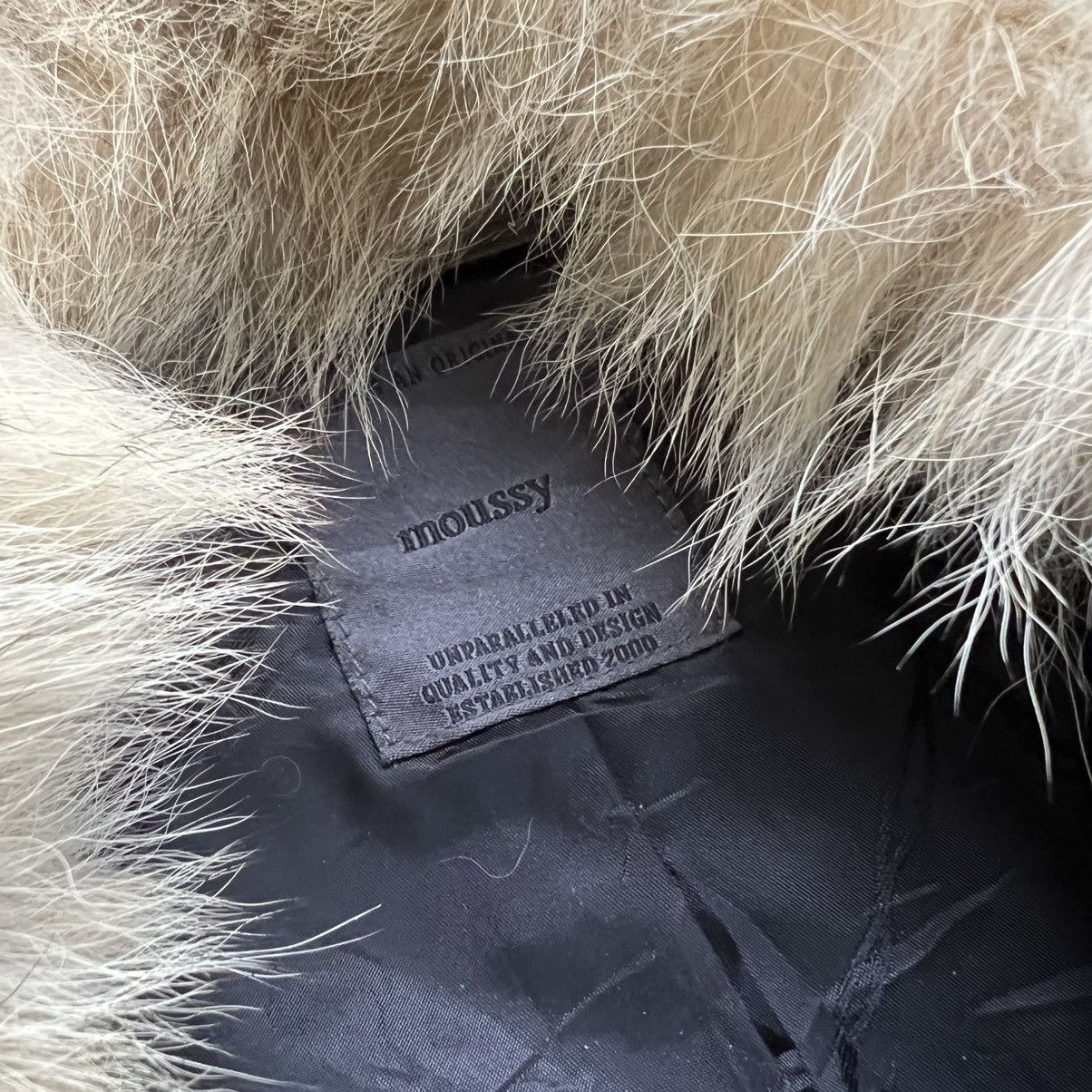 Le Grande Bleu (L.G.B.) 2000s Moussy Apocalyps Style Trim Racoon Fur Jacket Size US S / EU 44-46 / 1 - 11 Thumbnail