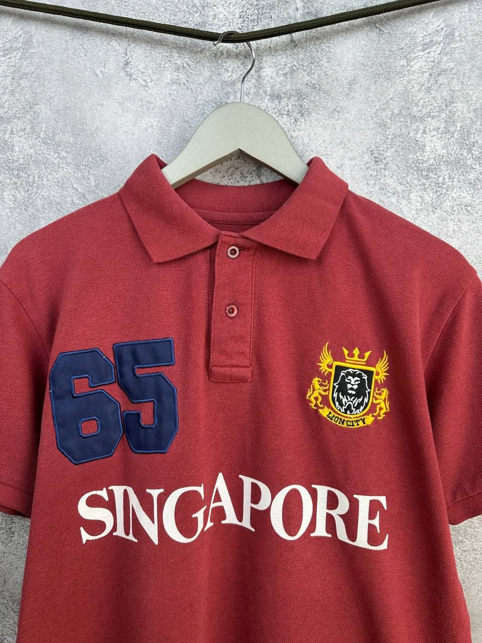 Other Guardian Angel "Singapore" #65 Polo Shirt Lion City Chief Size US L / EU 52-54 / 3 - 5 Thumbnail