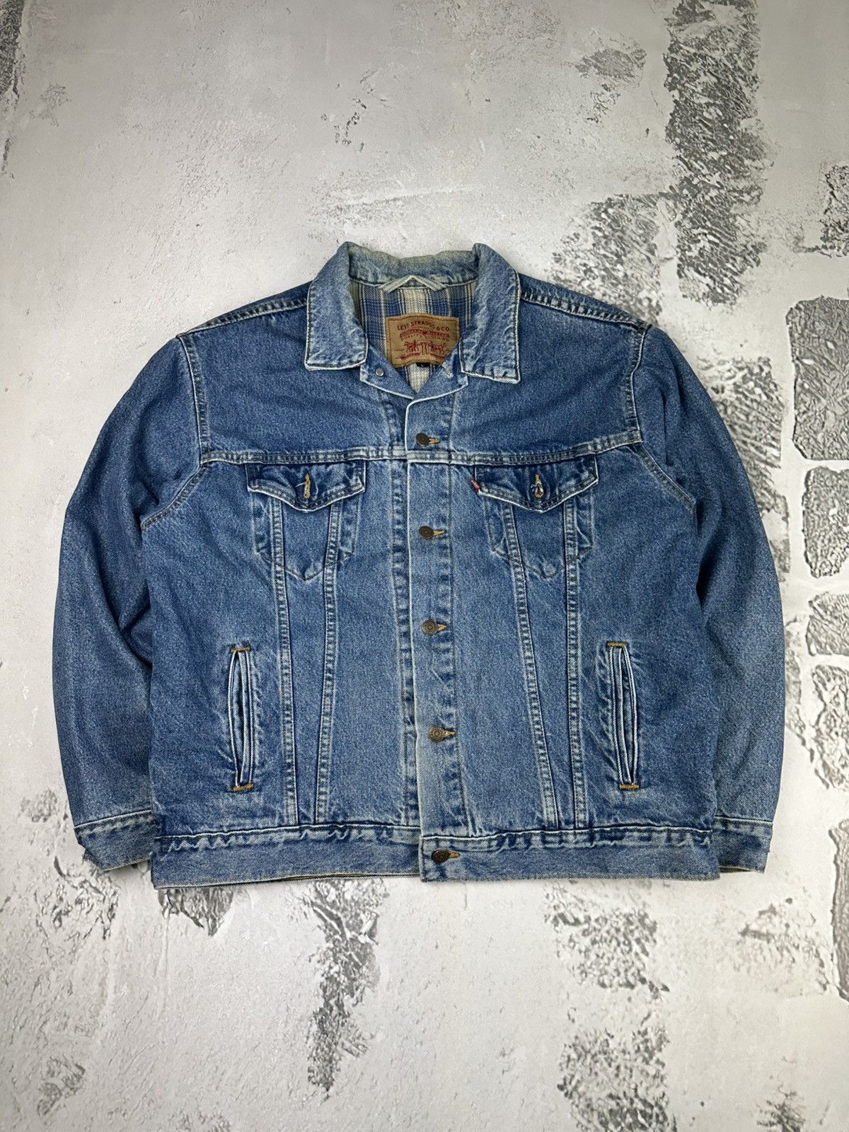 Levi's Vintage Clothing Vintage Levi’s Heavy Denim Jacket Made In USA Size US L / EU 52-54 / 3 - 1 Thumbnail