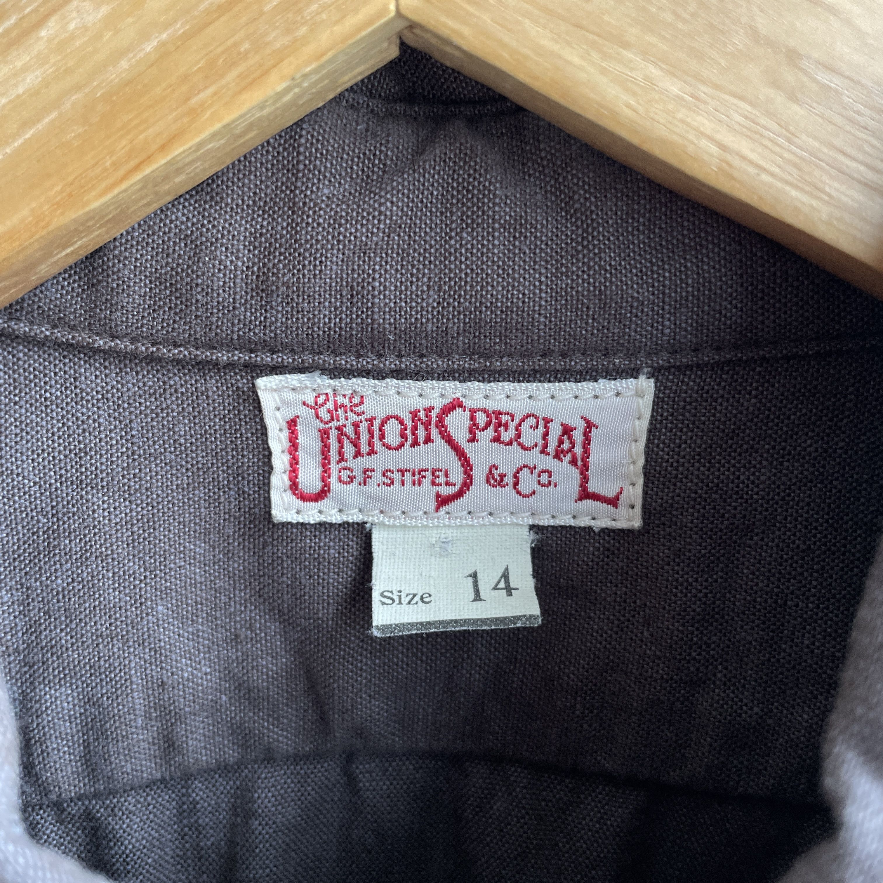 Other The Union Special G.F. Stifel Co 1920s Work Chambray Shirt Size US XS / EU 42 / 0 - 8 Thumbnail