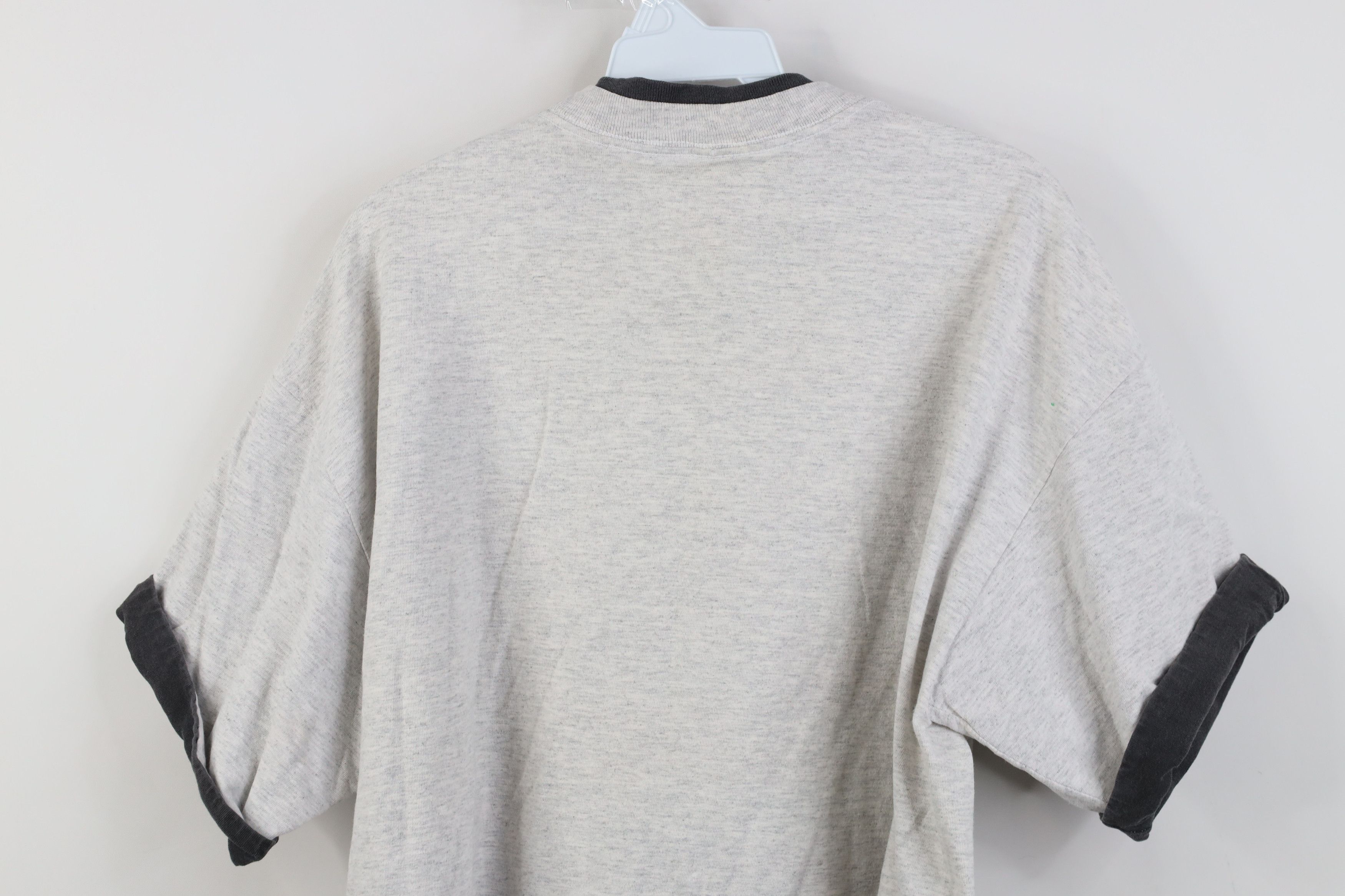 Vintage Vintage 90s Streetwear Spell Script Las Vegas T-Shirt Gray Size US L / EU 52-54 / 3 - 11 Thumbnail