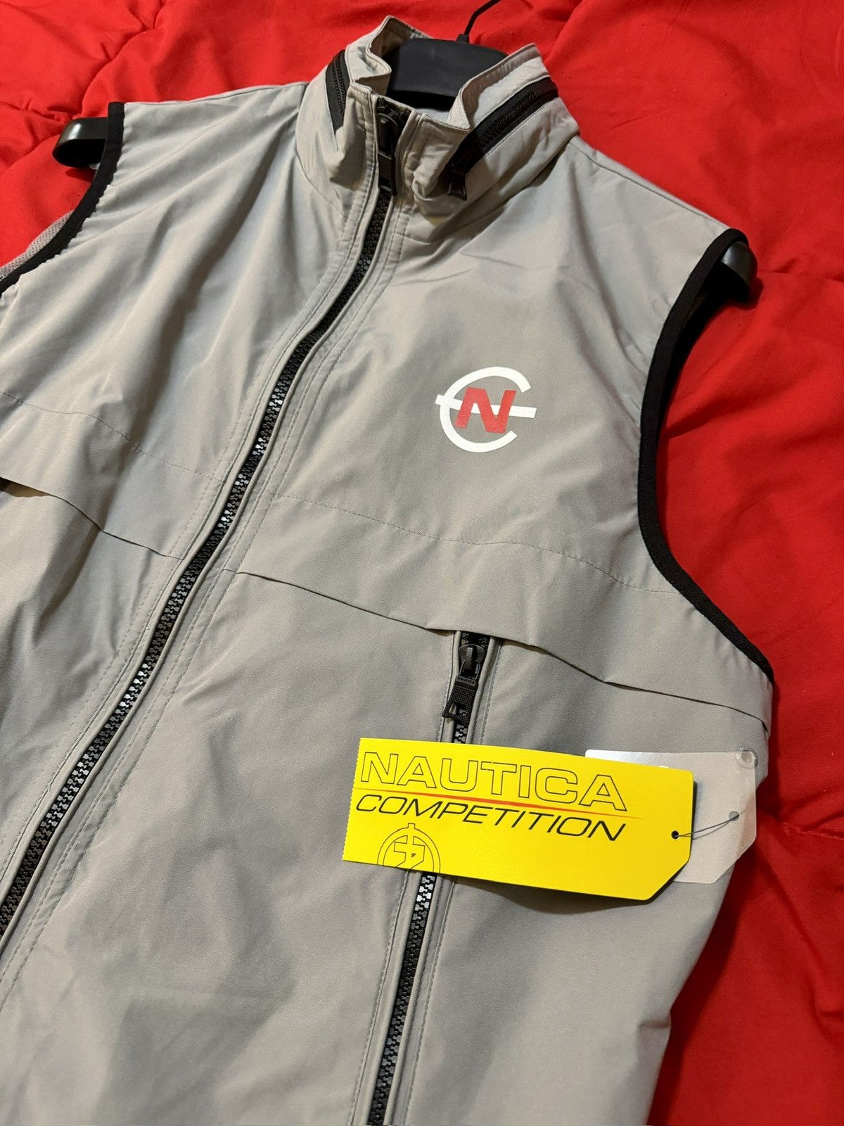 Nautica Nautica Competition Men's Light Gray Windbreaker Vest size M Size US M / EU 48-50 / 2 - 3 Thumbnail