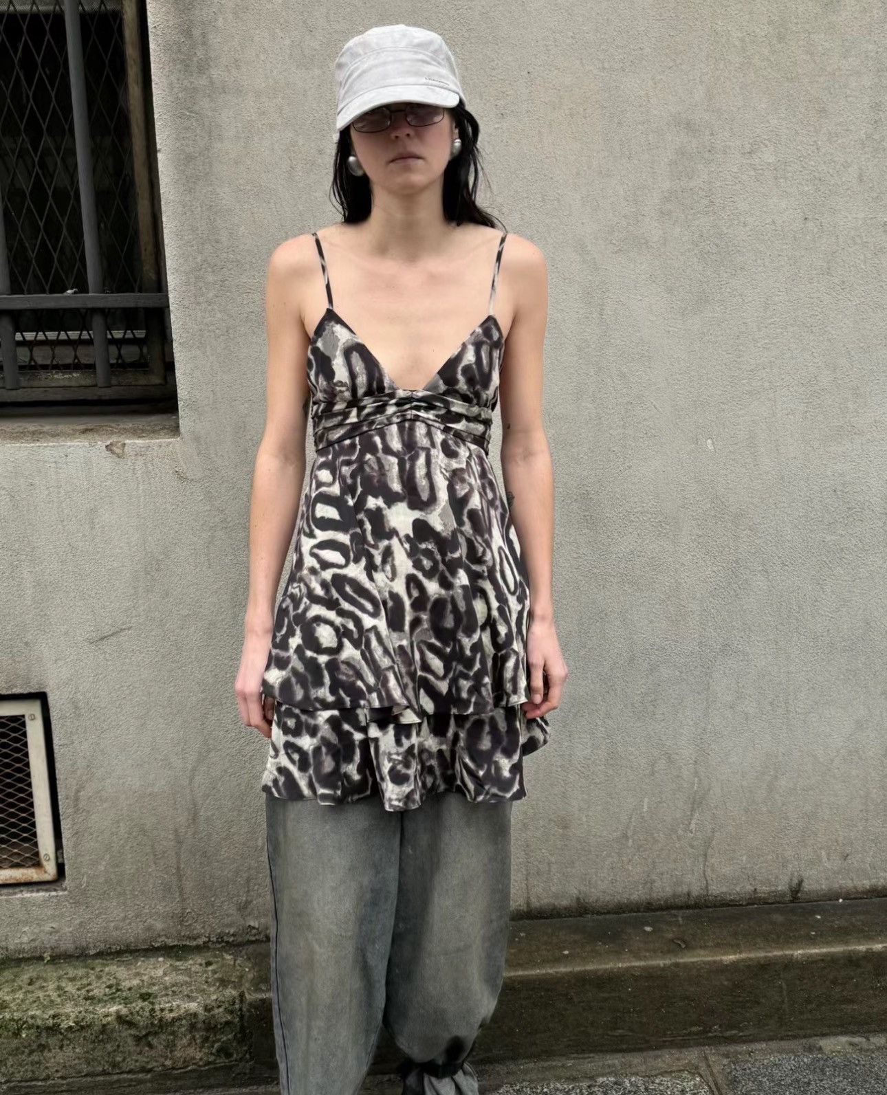 Designer laidback midi slip dress Size S / US 4 / IT 40 - 1 Thumbnail