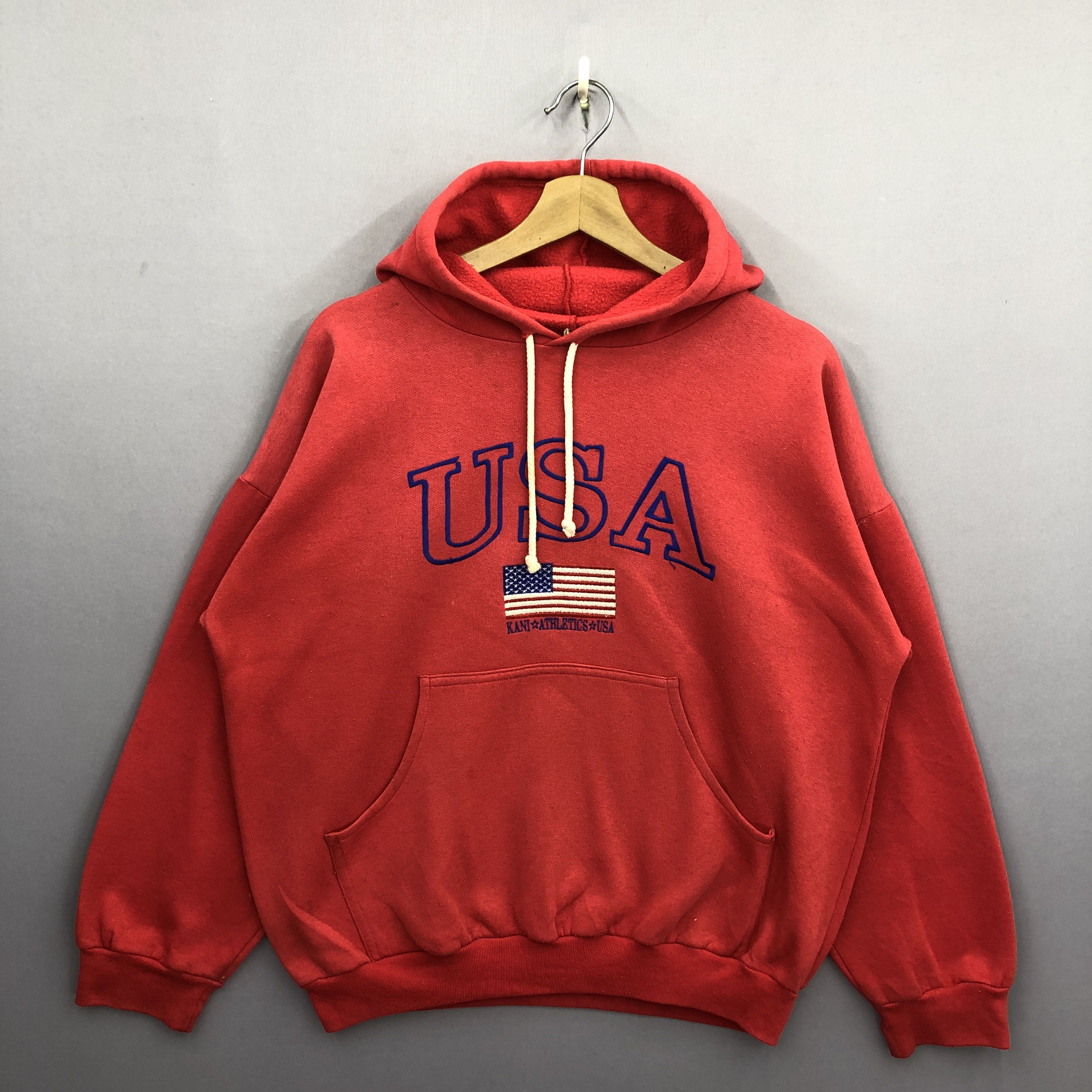 Karl Kani Vintage Karl kani USA Hooded Sweater Hoodie Sweatshirt Size US L / EU 52-54 / 3 - 1 Thumbnail