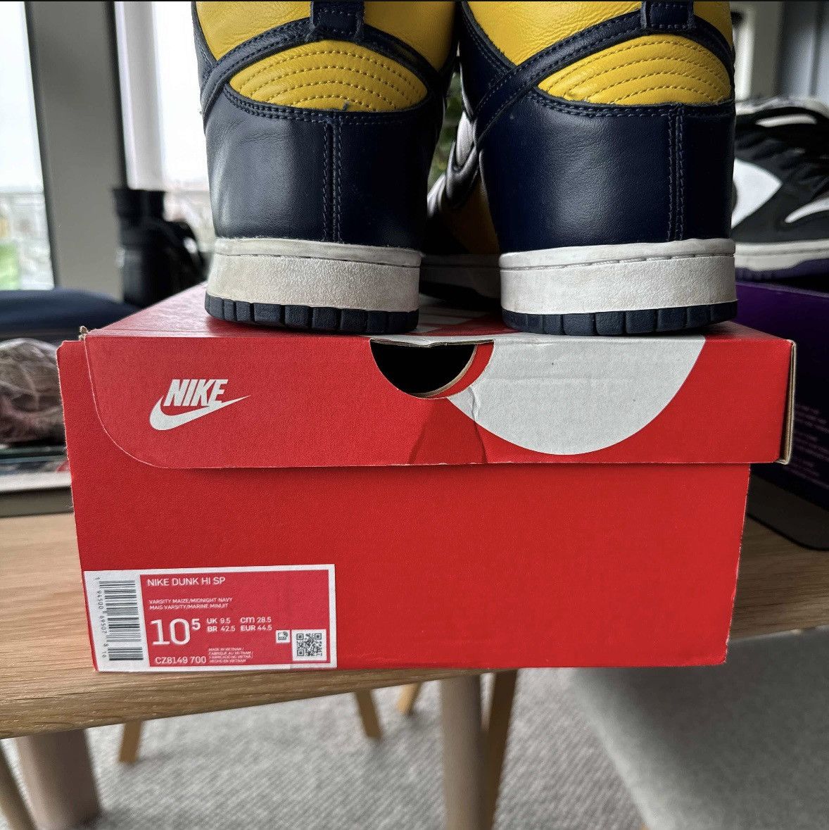 Nike Nike Dunk High Michigan State Size US 10.5 / EU 43-44 - 7 Thumbnail