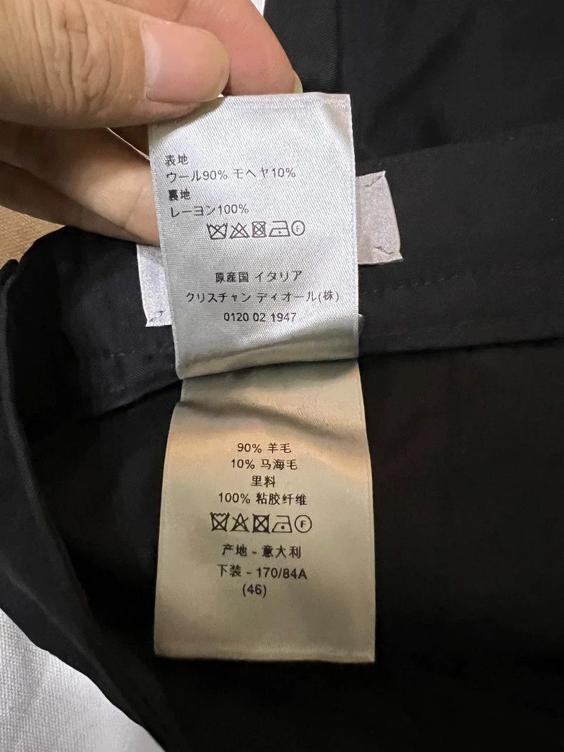 Dior Dior Dior Black Wool Casual Pants 99% New-2507 Size US 44 / EU 60 - 5 Thumbnail