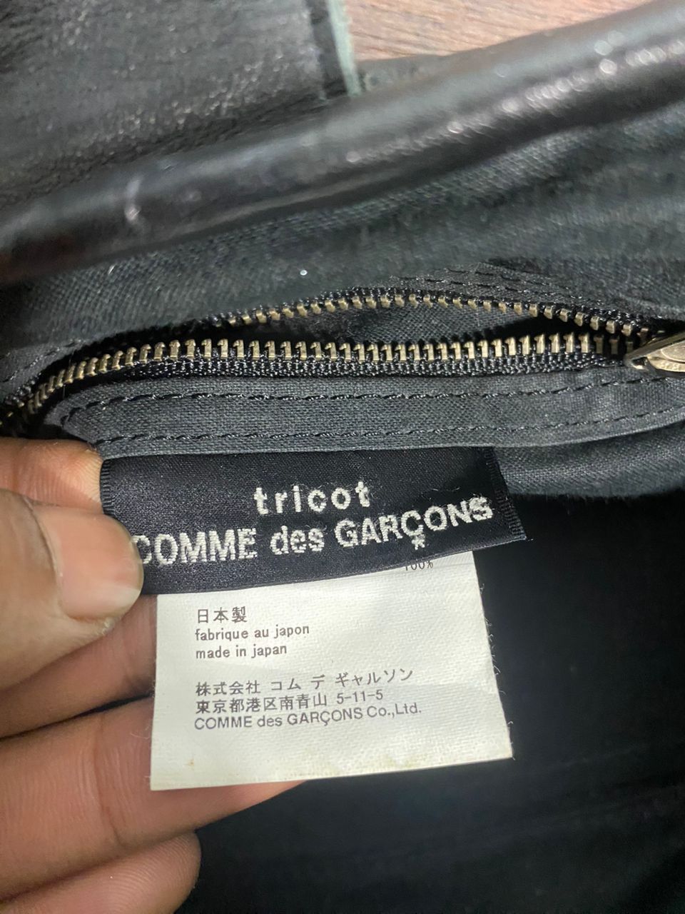 Japanese Brand × Tricot Comme des Garcons × Vintage Vintage tricot Comme des garçons chains shoulder bag Size ONE SIZE - 10 Thumbnail