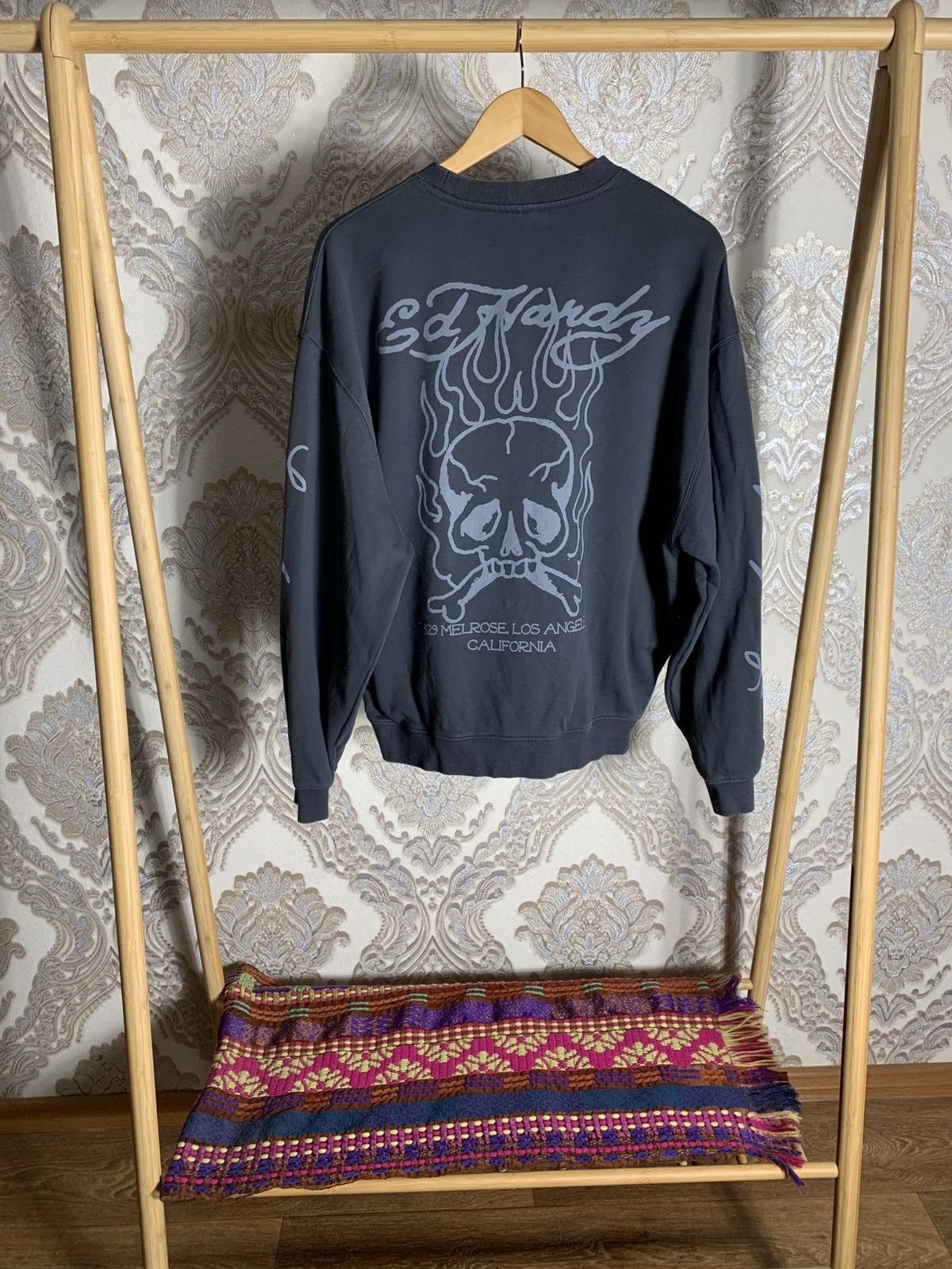 Ed Hardy VINTAGE ED HARDY BY CHRISTIAN AUDIGIER DESIGNER Y2K 90s SK8 Size US L / EU 52-54 / 3 - 1 Thumbnail