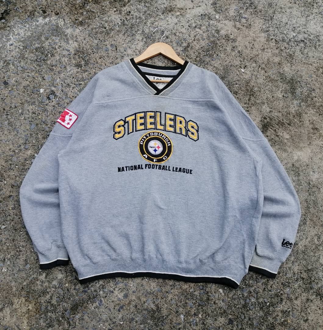 Lee × NFL × Vintage Vintage Lee Sport Steelers NFL Sweatshirt Size US L / EU 52-54 / 3 - 1 Thumbnail