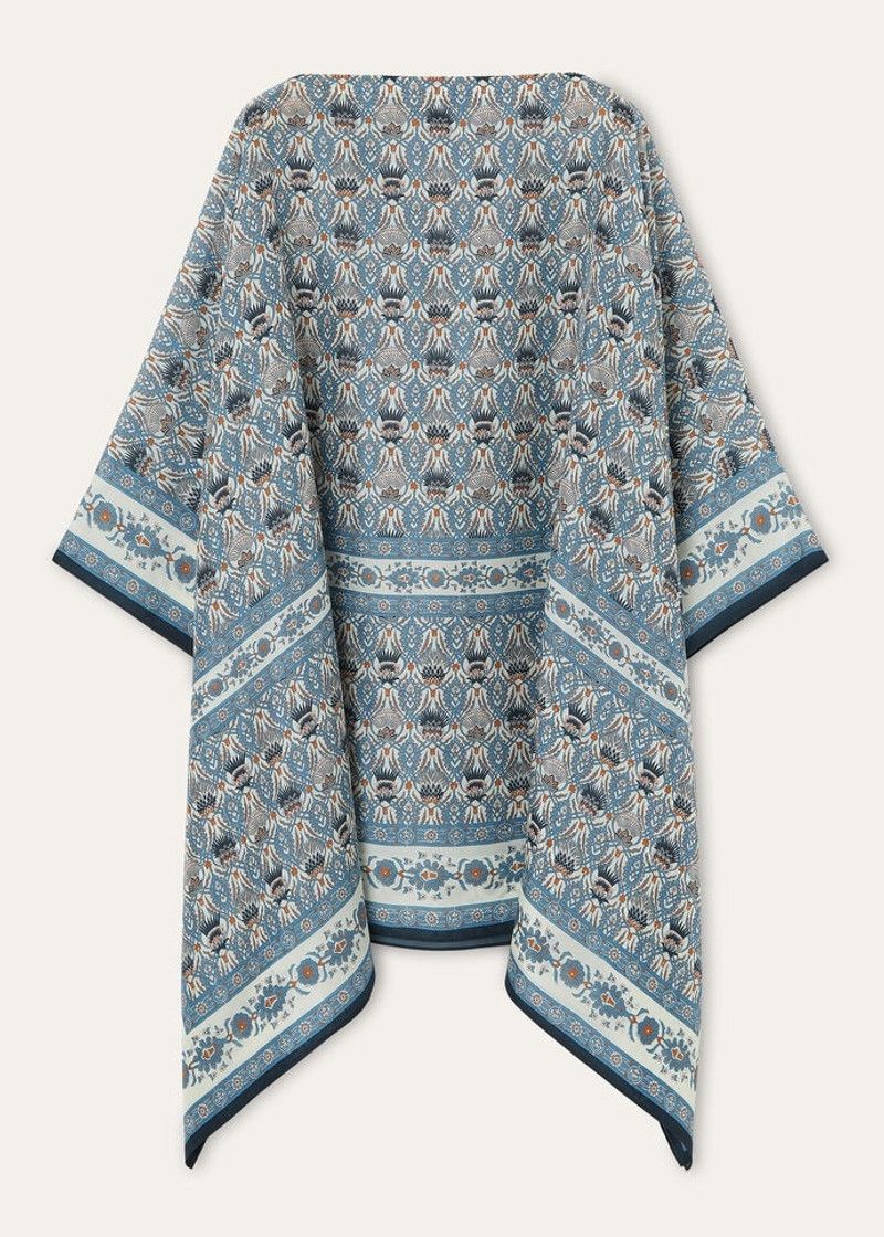 Loro Piana o1srvl11e0526 FAP6890 Size: OS / Dani Poncho in Multicolor Size ONE SIZE - 1 Thumbnail