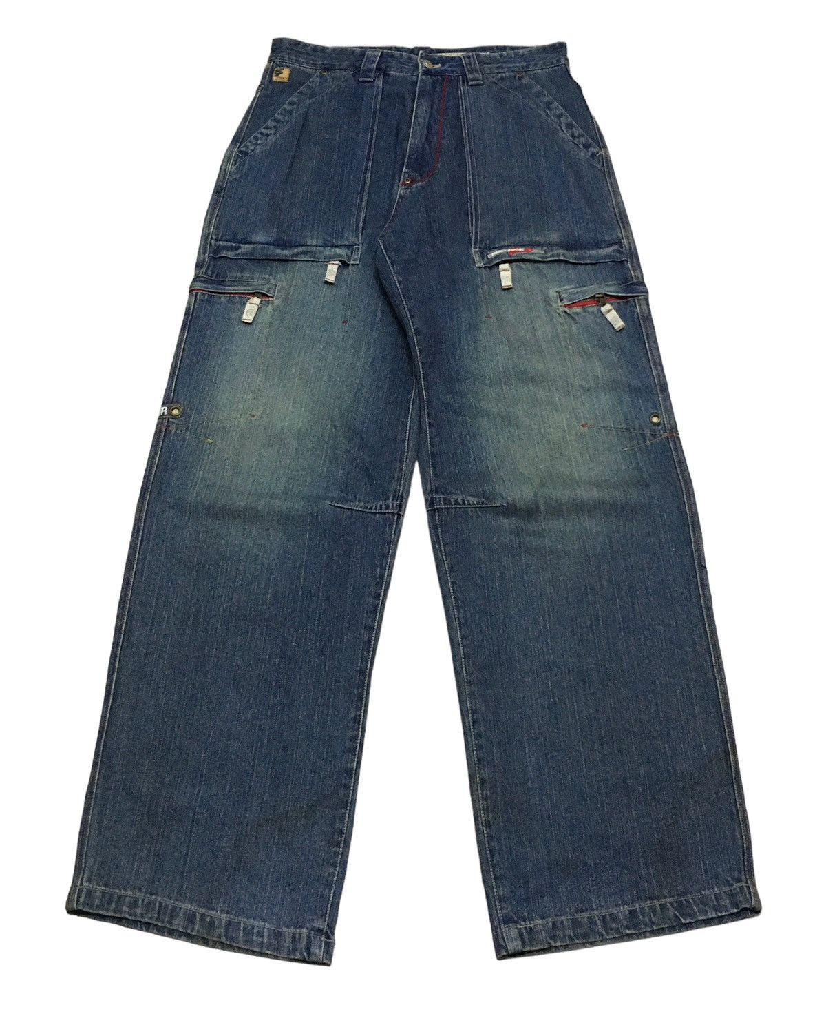 Rap Tees Rare Design Vintage Brand Pract Hip Hop Baggy Jeans 1990s Size US 34 / EU 50 - 1 Thumbnail
