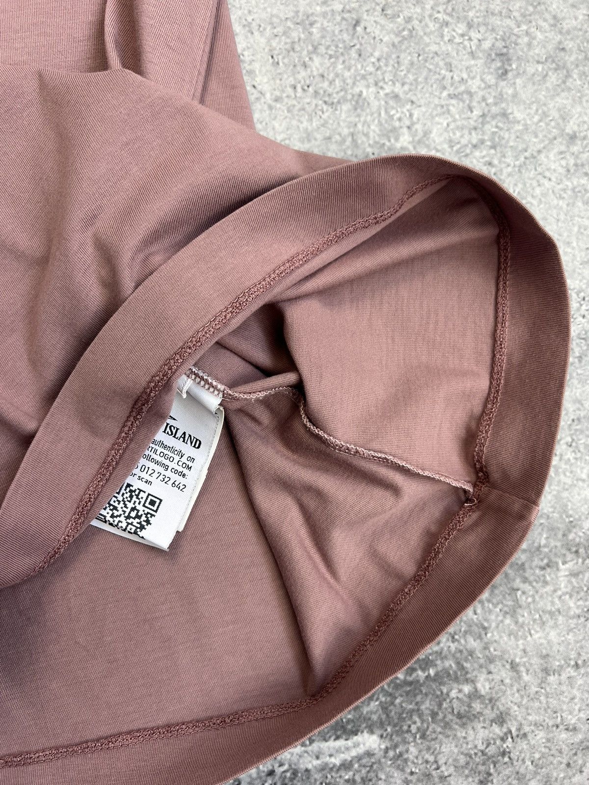 Stone Island Stone island AW18 dark pink tee Size US S / EU 44-46 / 1 - 3 Thumbnail