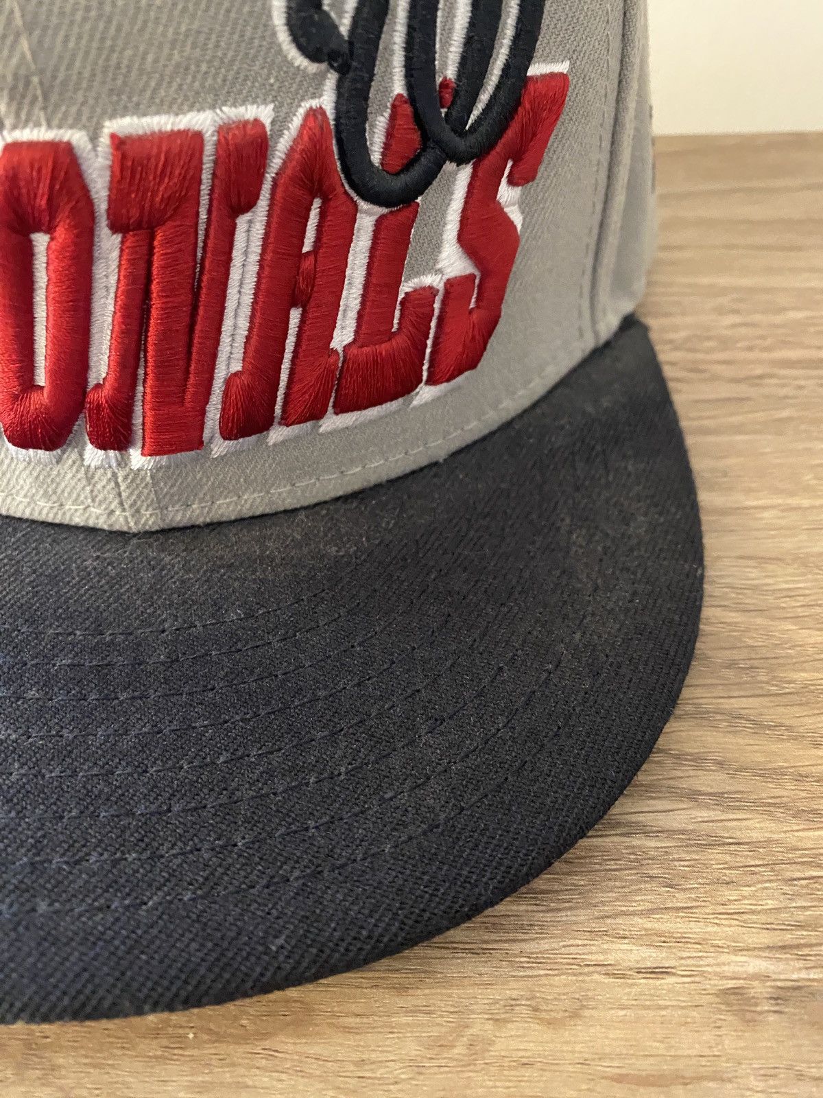 MLB × New Era Washington Nationals New Era 59Fifty Fitted Hat Cap 7 3/8 Size ONE SIZE - 3 Thumbnail
