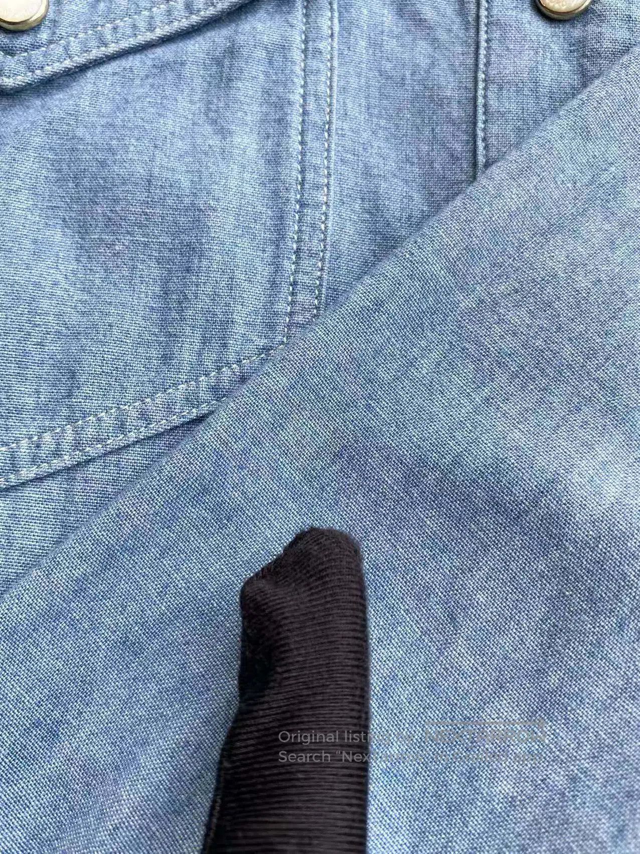 Loro Piana Loro Piana Denim shirt coat| Size XS / US 0-2 / IT 36-38 - 6 Thumbnail