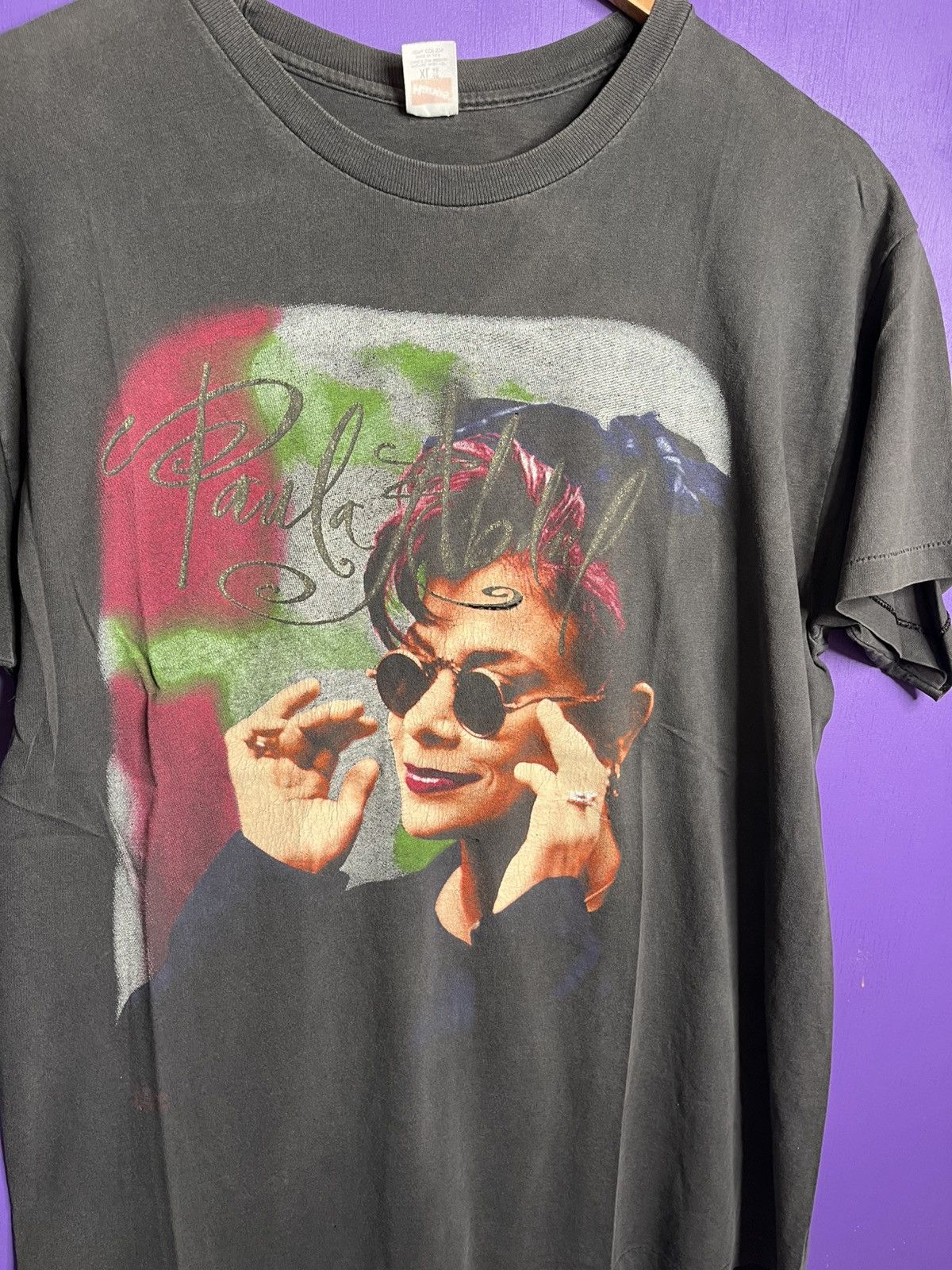Band Tees × Vintage Vintage 1992 Paula Abdul under my spell tour tee Size US L / EU 52-54 / 3 - 3 Thumbnail