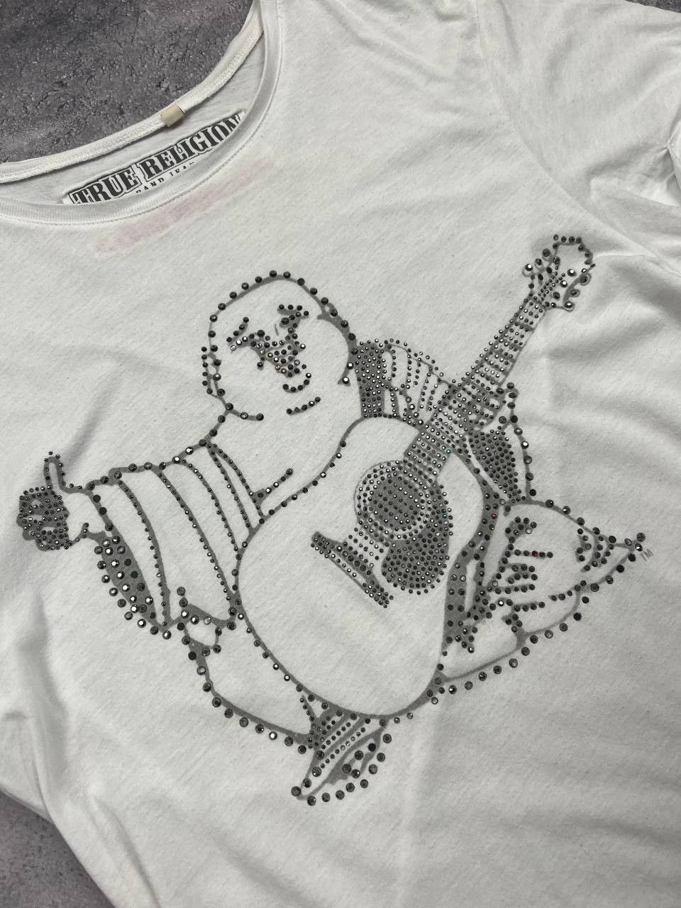True Religion Vintage 2000s True Religion T-Shirt Y2K Avant Garde Tee Size S / US 4 / IT 40 - 4 Thumbnail
