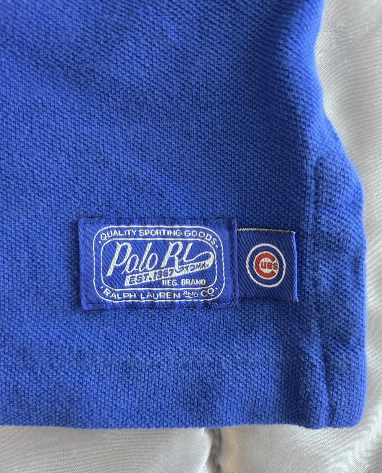 Polo Ralph Lauren Polo Ralph Lauren MLB Collection Cubs Polo T-Shirt Blue M Size US M / EU 48-50 / 2 - 5 Thumbnail
