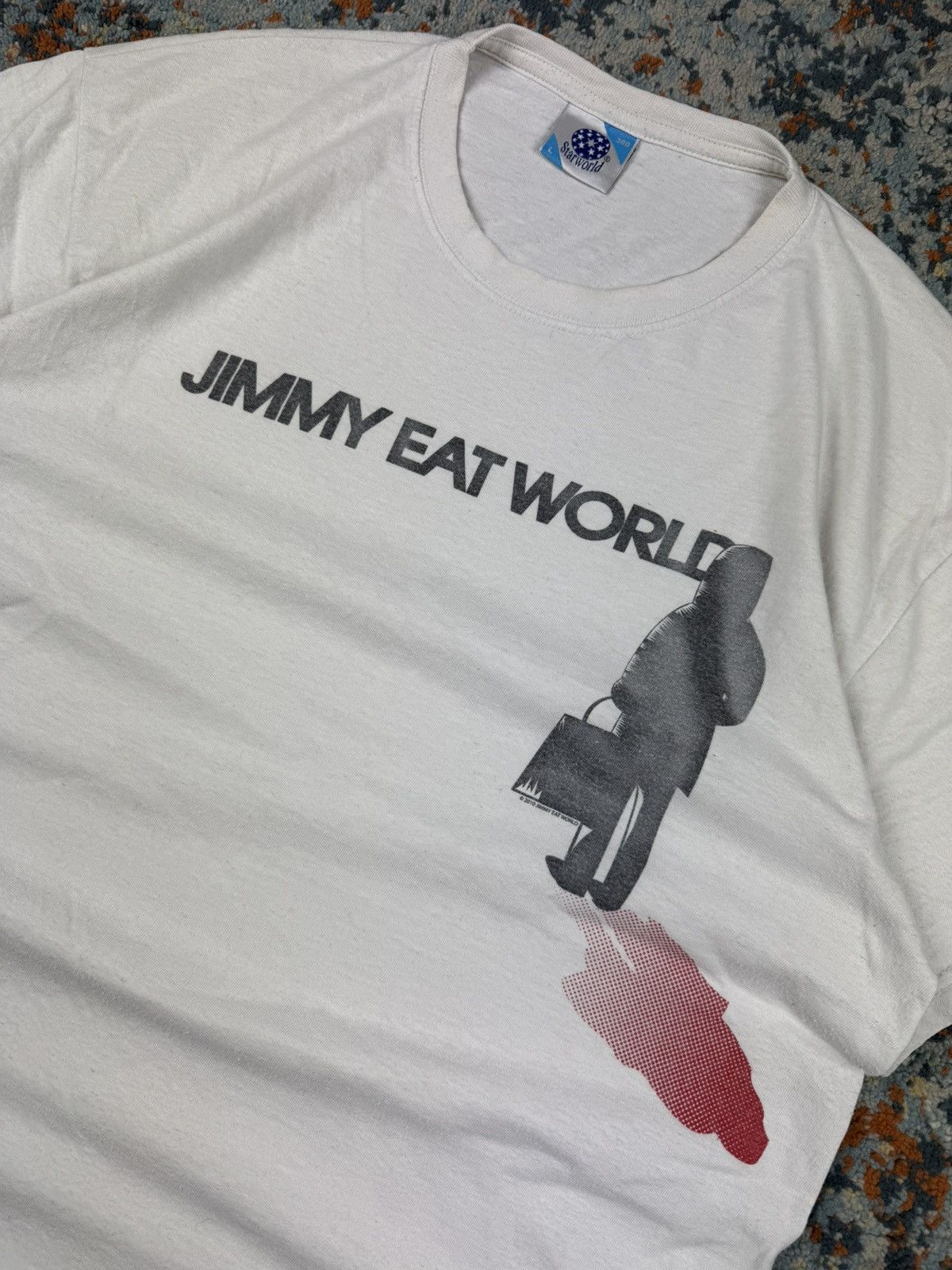 Band Tees × Vintage Rare Vintage 00s Jimmy Eat World graphic band tee Size US L / EU 52-54 / 3 - 4 Thumbnail