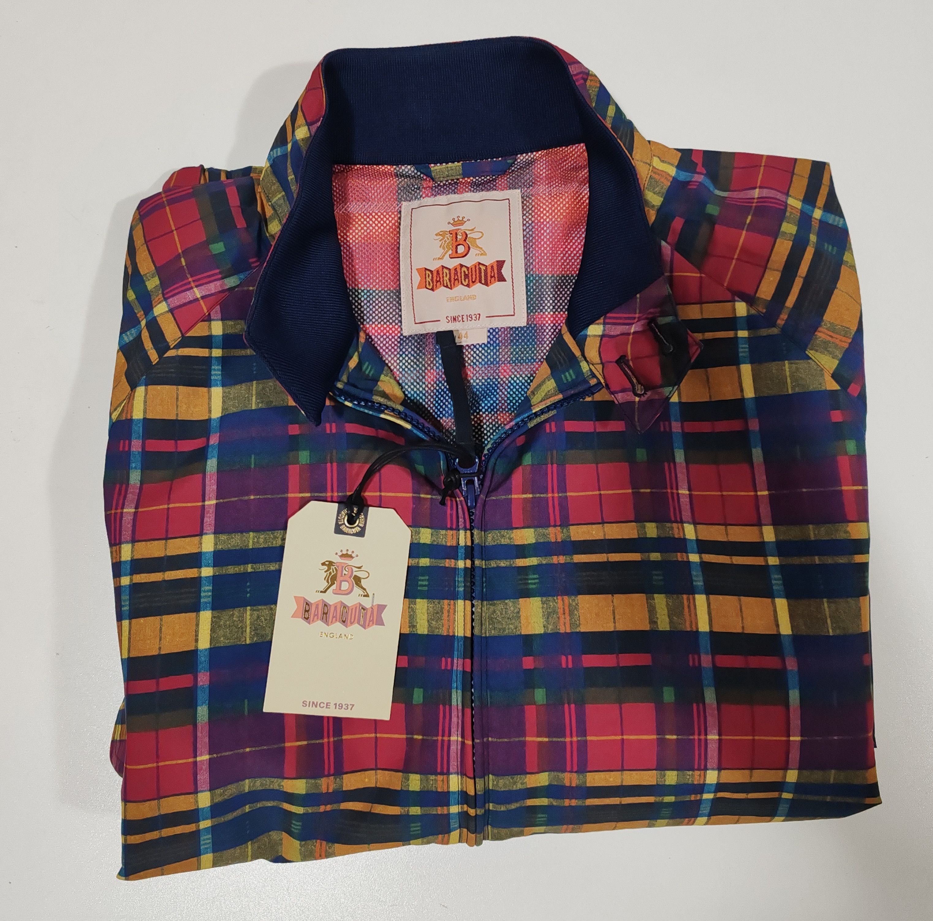 Baracuta Blouson Bordeaux aviateur G9 Pattern Nylon/Baracuta Tg:44 Size US L / EU 52-54 / 3 - 12 Thumbnail