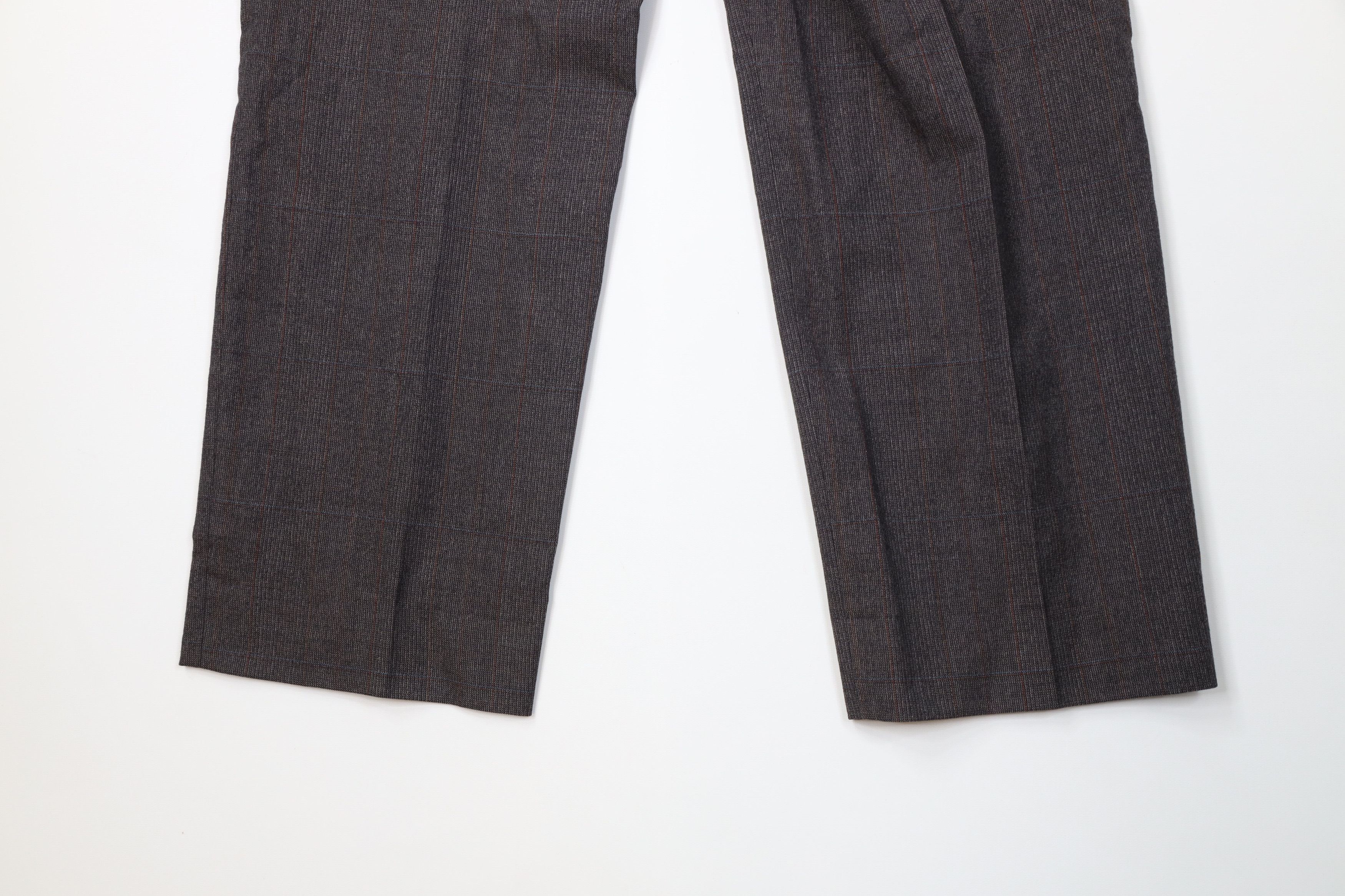 Vintage Vintage 70s Streetwear Knit Wide Leg Chino Pans Plaid USA Size US 36 / EU 52 - 11 Thumbnail