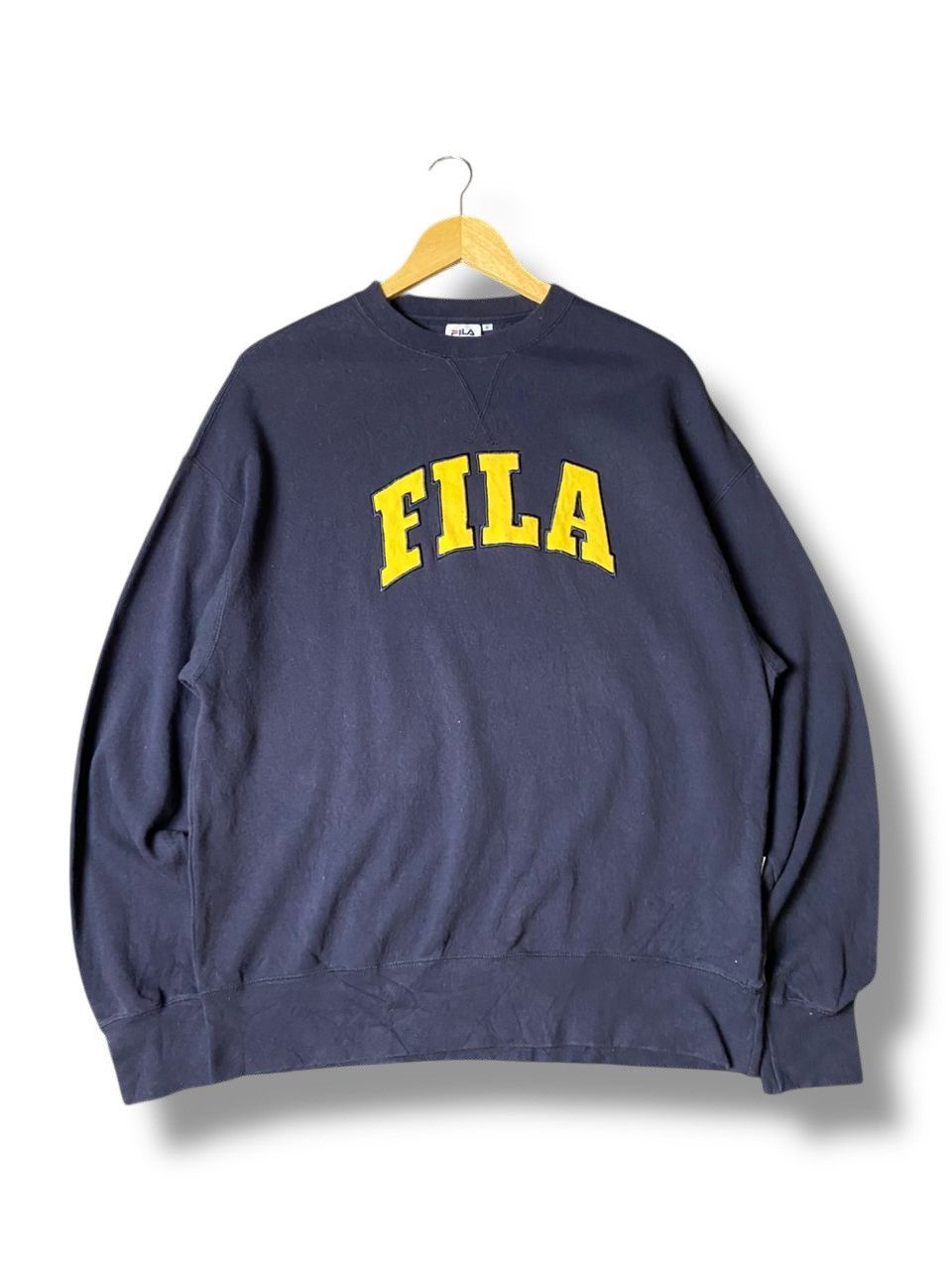 Fila × Japanese Brand × Vintage Vintage FILA Embroidered Pullover Sweatshirt (129) Size US S / EU 44-46 / 1 - 1 Thumbnail