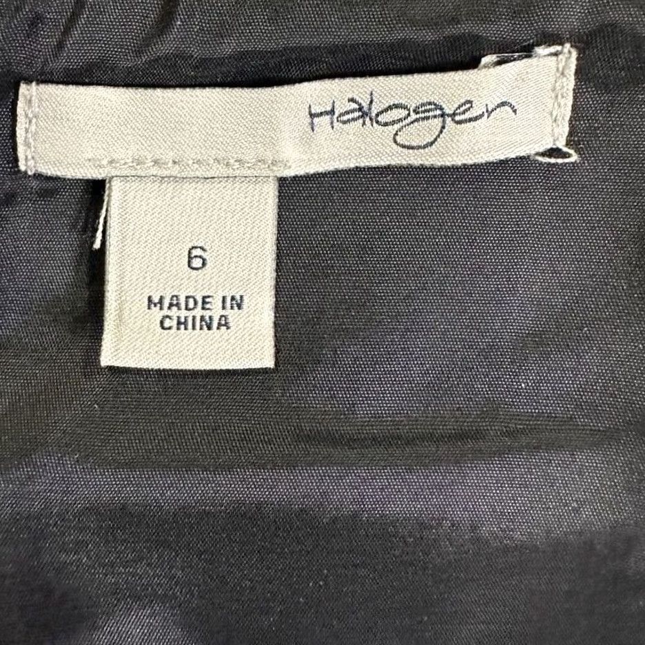 Vintage Halogen Skirt Womens 6 Brown Mini Geometric Straight Side Zip EUC Vintage No Size 28" / US 6 / IT 42 - 4 Thumbnail