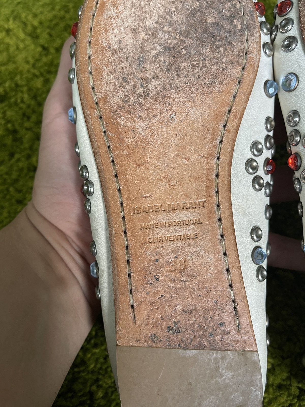 Designer × Isabel Marant × Isabel Marant Etoile Isabel Marant S/S 2013 rhinestones all around loafers shoes Size US 8 / IT 38 - 15 Thumbnail