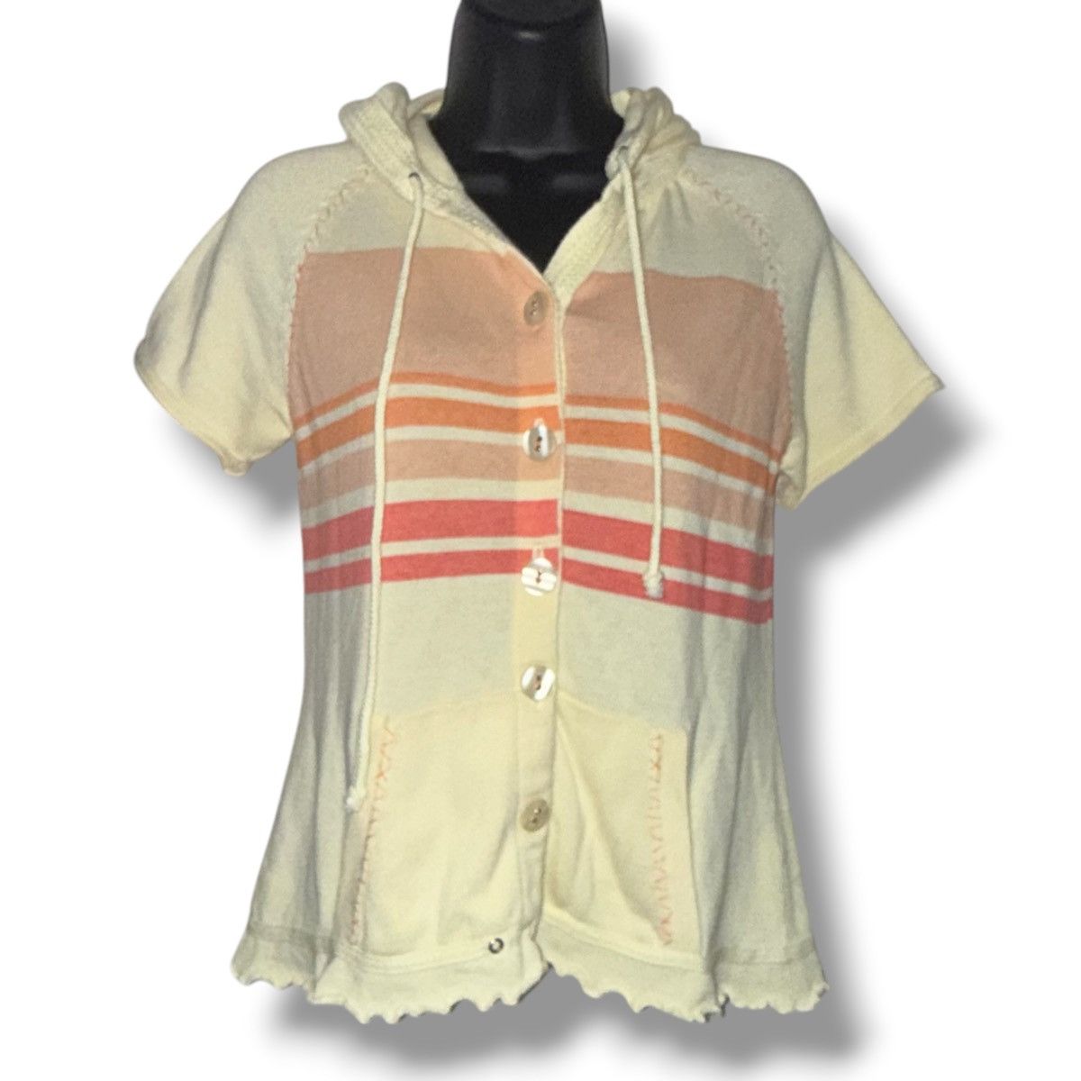 Free People Free People buttoned hooded sunshine top Size S / US 4 / IT 40 - 1 Thumbnail
