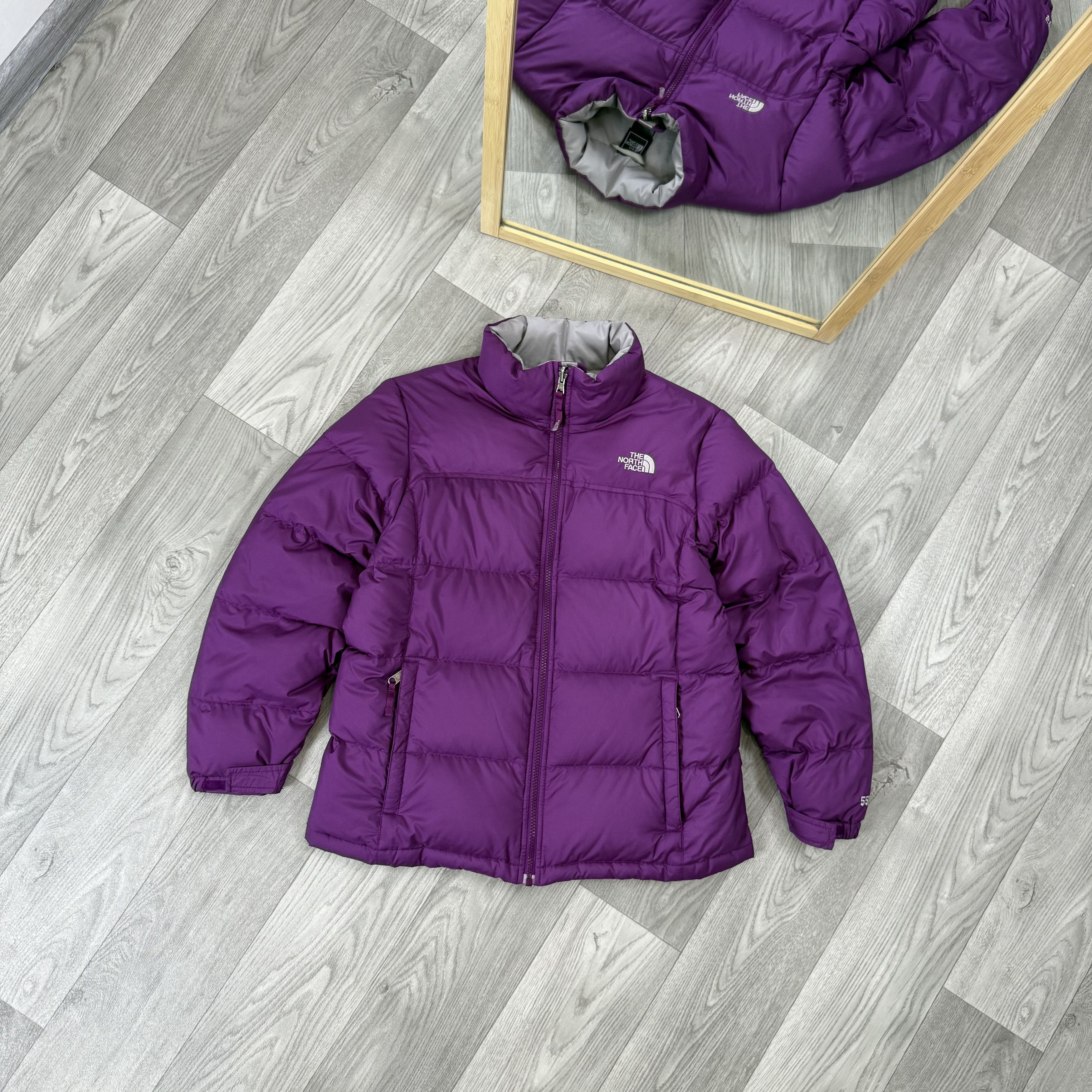 The North Face Vintage The North Face 550 Purple Puffer Down Jacket Size S / US 4 / IT 40 - 1 Thumbnail