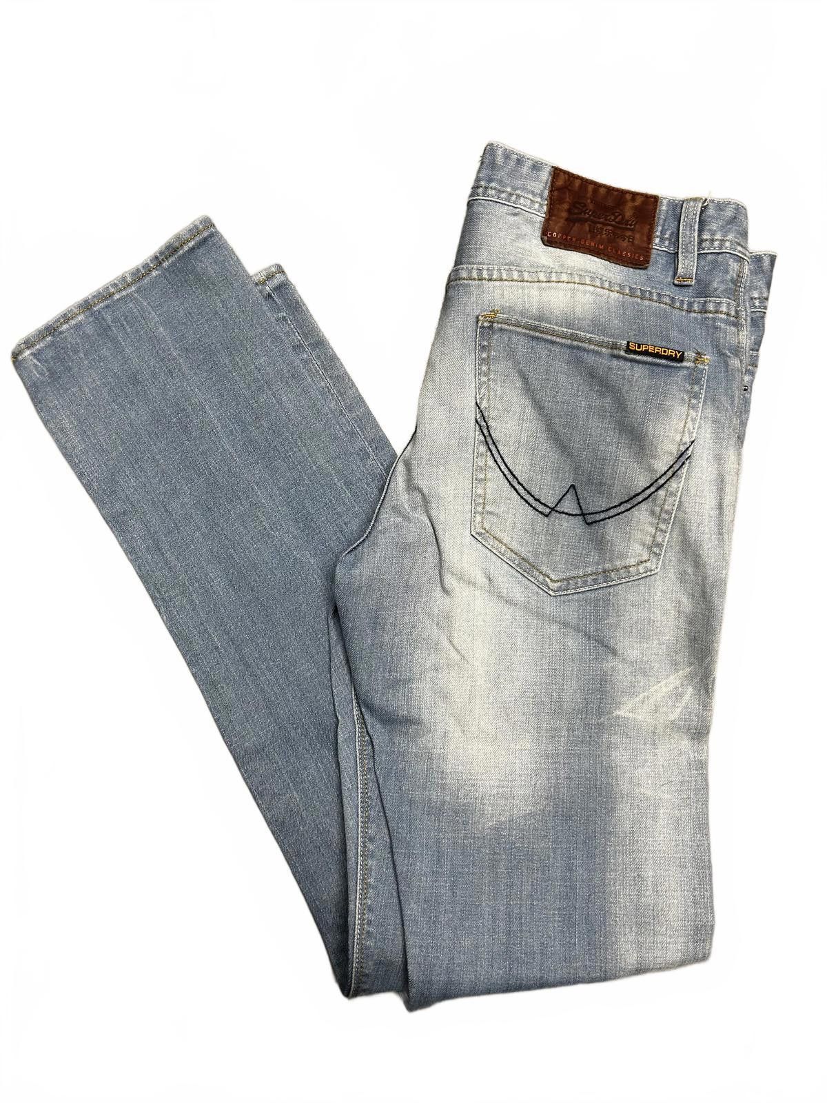 Superdry Superdry Copper Denim Classic Jeans - Light Wash Size US 32 / EU 48 - 1 Thumbnail