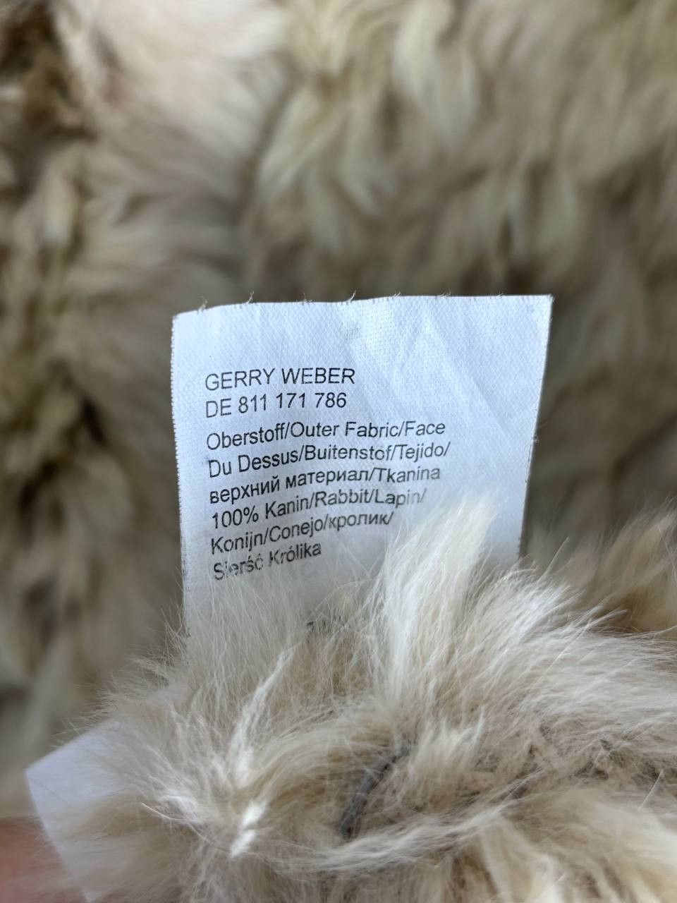 Other Y2K Real Rabbit Fur Gerry Weber Vest sz S Size US S / EU 44-46 / 1 - 4 Thumbnail