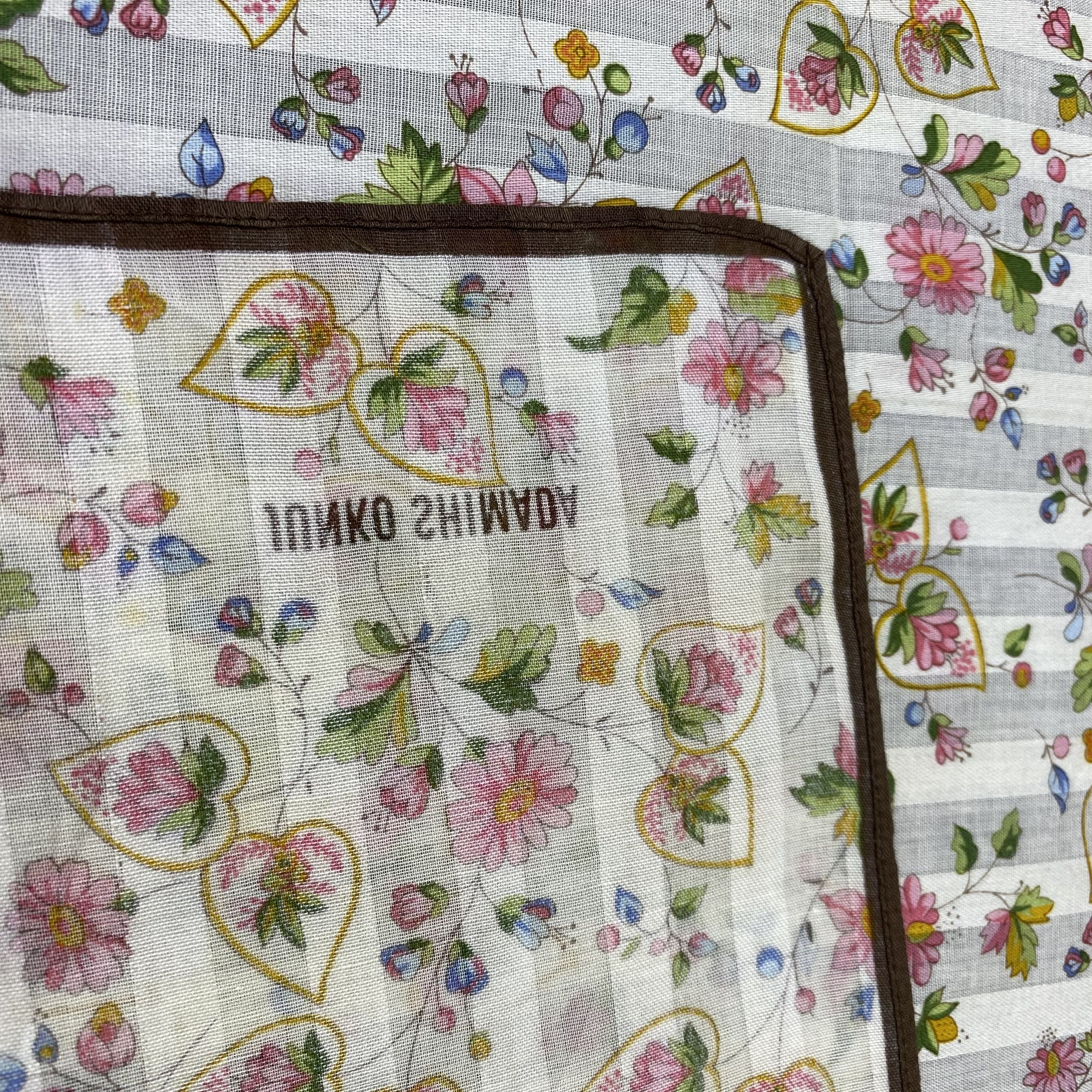 Japanese Brand Junko Shimada Handkerchief Neckerchief Bandana-B2052 Size ONE SIZE - 6 Thumbnail
