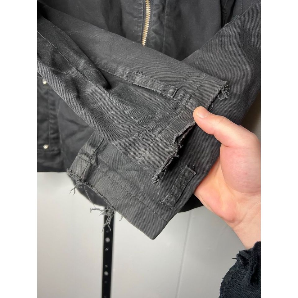 Other Y2K Black Label Goth Grunge Skull Wings Womens side zip Jack Size XS / US 0-2 / IT 36-38 - 7 Thumbnail