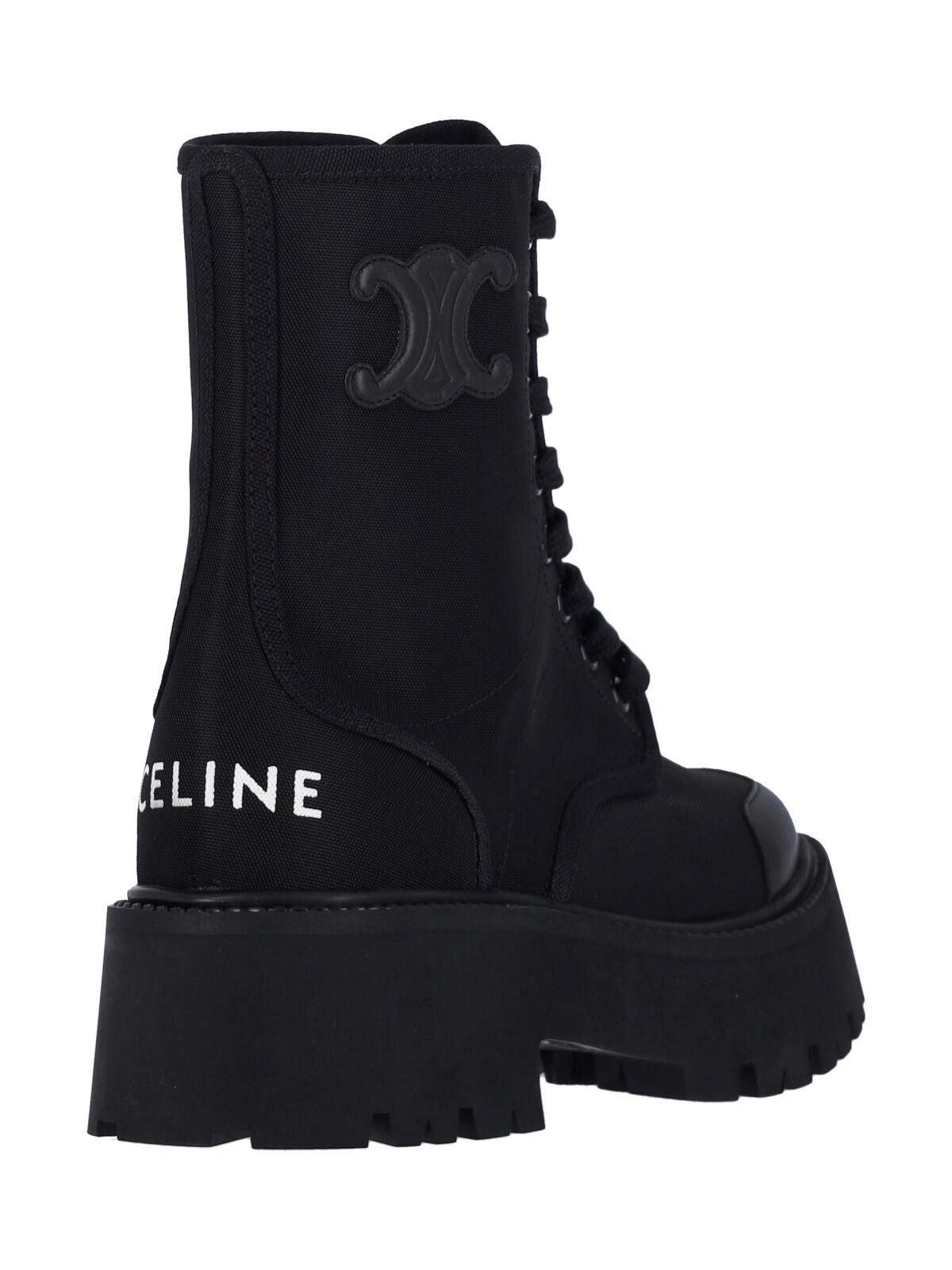 Celine CELINE BULKY LACED UP BOOT IN NYLON SIZE 37 Size ONE SIZE - 3 Thumbnail