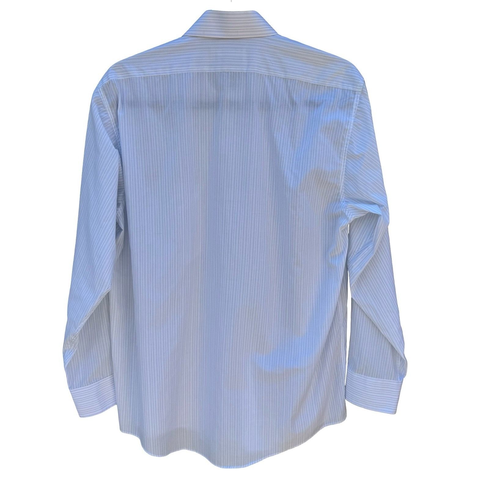 Other Daedo Mens Light Blue Pinstripe Button Down Shirt Long Sleev Size US L / EU 52-54 / 3 - 7 Thumbnail