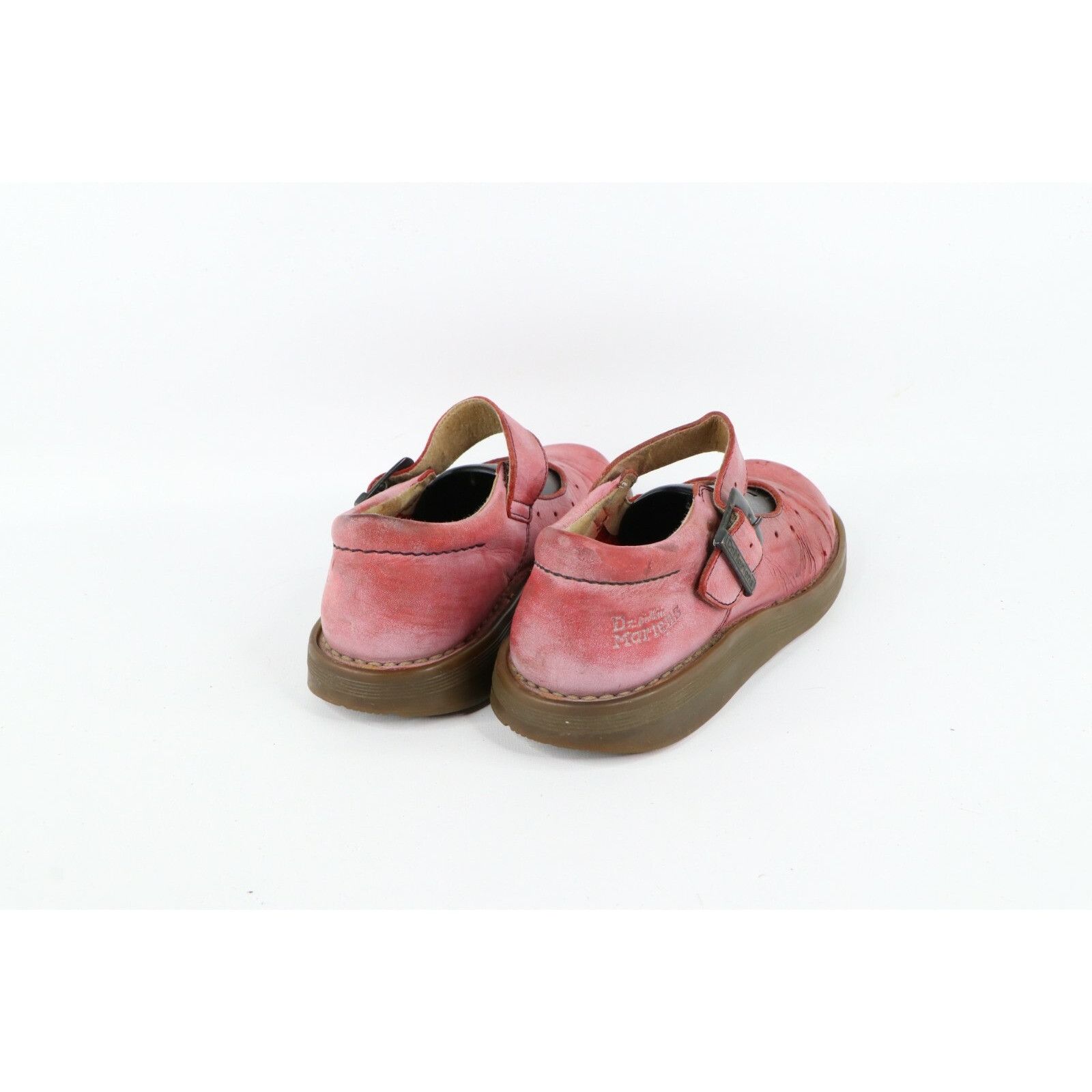 Dr. Martens × Vintage Vintage Dr Martens Distressed Chunky Leather Mary Jane Shoes Size US 6 / IT 36 - 4 Thumbnail