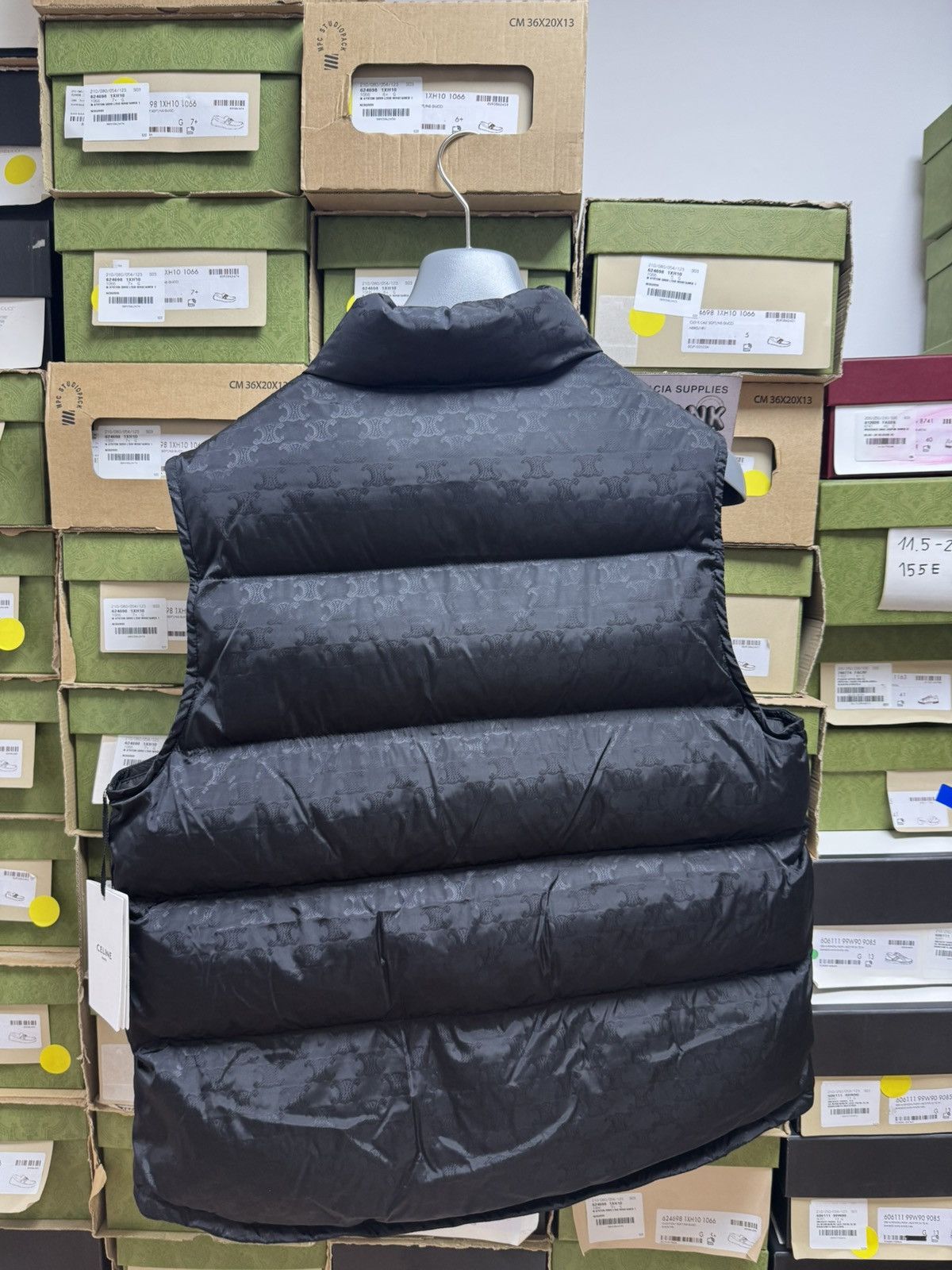 Celine CELINE -QUILTED BLOUSON JACKET IN MONOGRAM NYLON 42 Size XL / US 12-14 / IT 48-50 - 7 Thumbnail