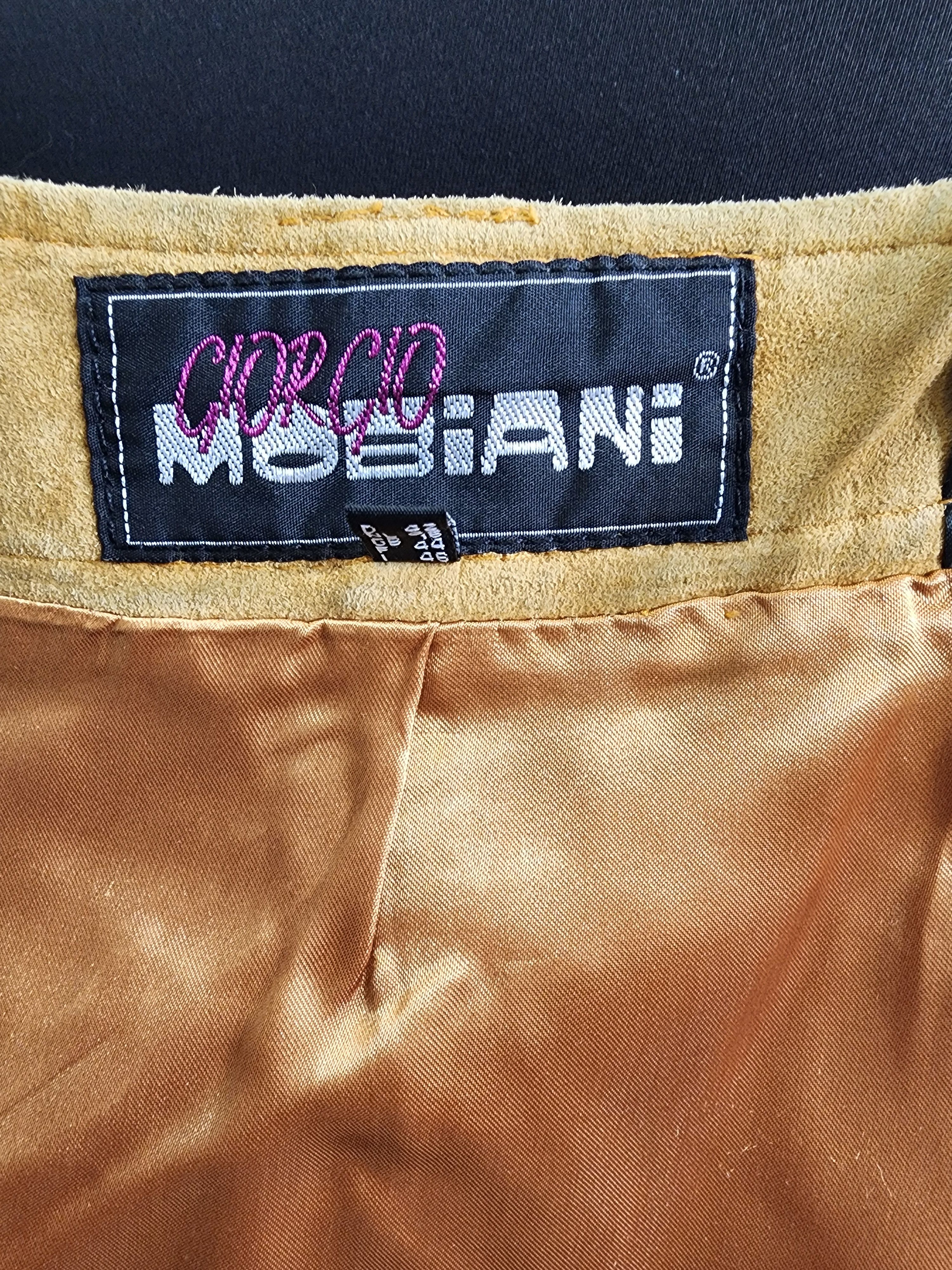 Genuine Leather Brown Leather Women's Shorts: Stylish Design with Pockets Size 31" - 6 Thumbnail
