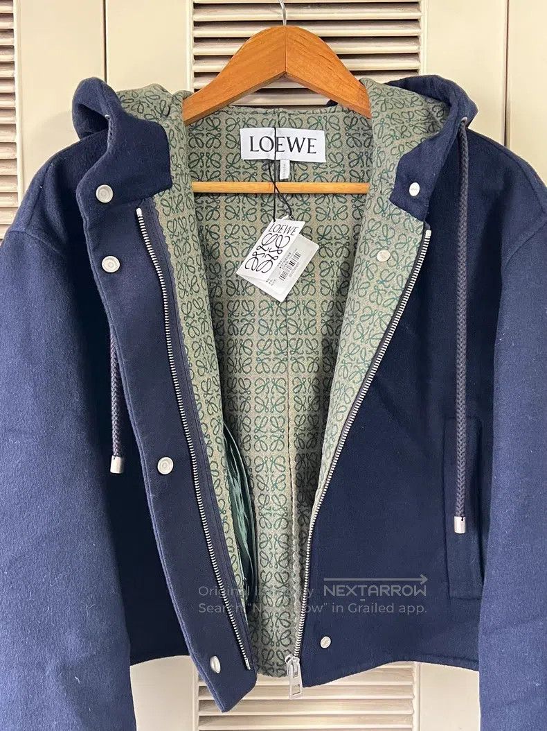 Loewe Loewe Women's Hooded Wool Jacket Size XXS / US 00 / IT 34 - 5 Thumbnail
