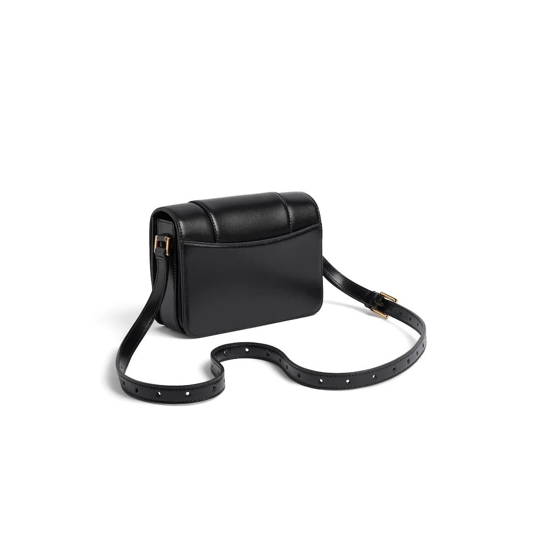 Balenciaga o1tr1nto0526 Size: OS / Hourglass Small Flap Bag in Black Size ONE SIZE - 3 Thumbnail