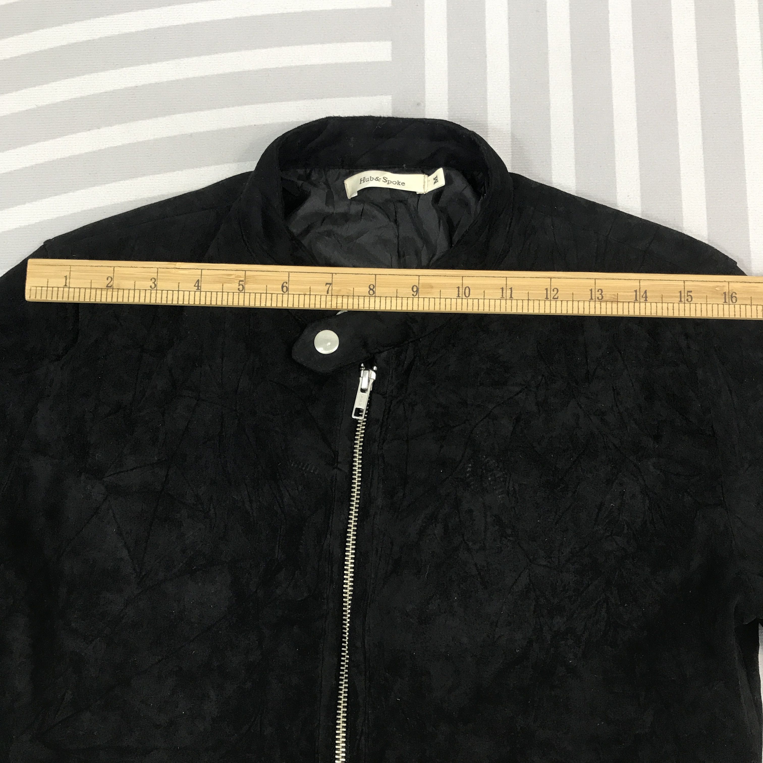 Japanese Brand Vintage Hub & Spooke Design Biker style black Jacket Size US M / EU 48-50 / 2 - 5 Thumbnail