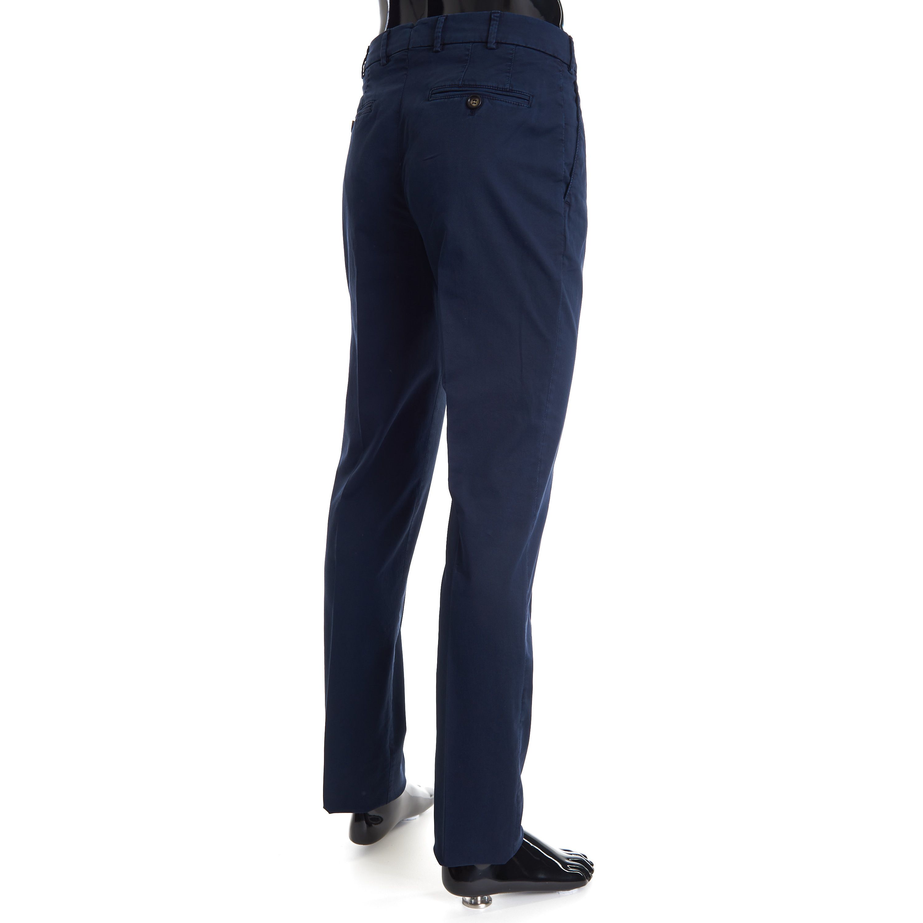 Brunello Cucinelli Navy Blue Italian Fit Trousers / Pants Size US 38 / EU 54 - 5 Thumbnail