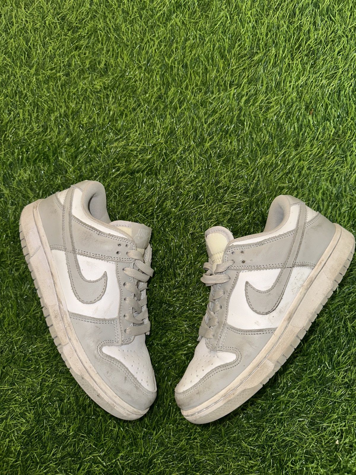 Nike Nike dunk low grey fog sneaker shoes size 5.5 Size US 5.5 / EU 38 - 2 Thumbnail