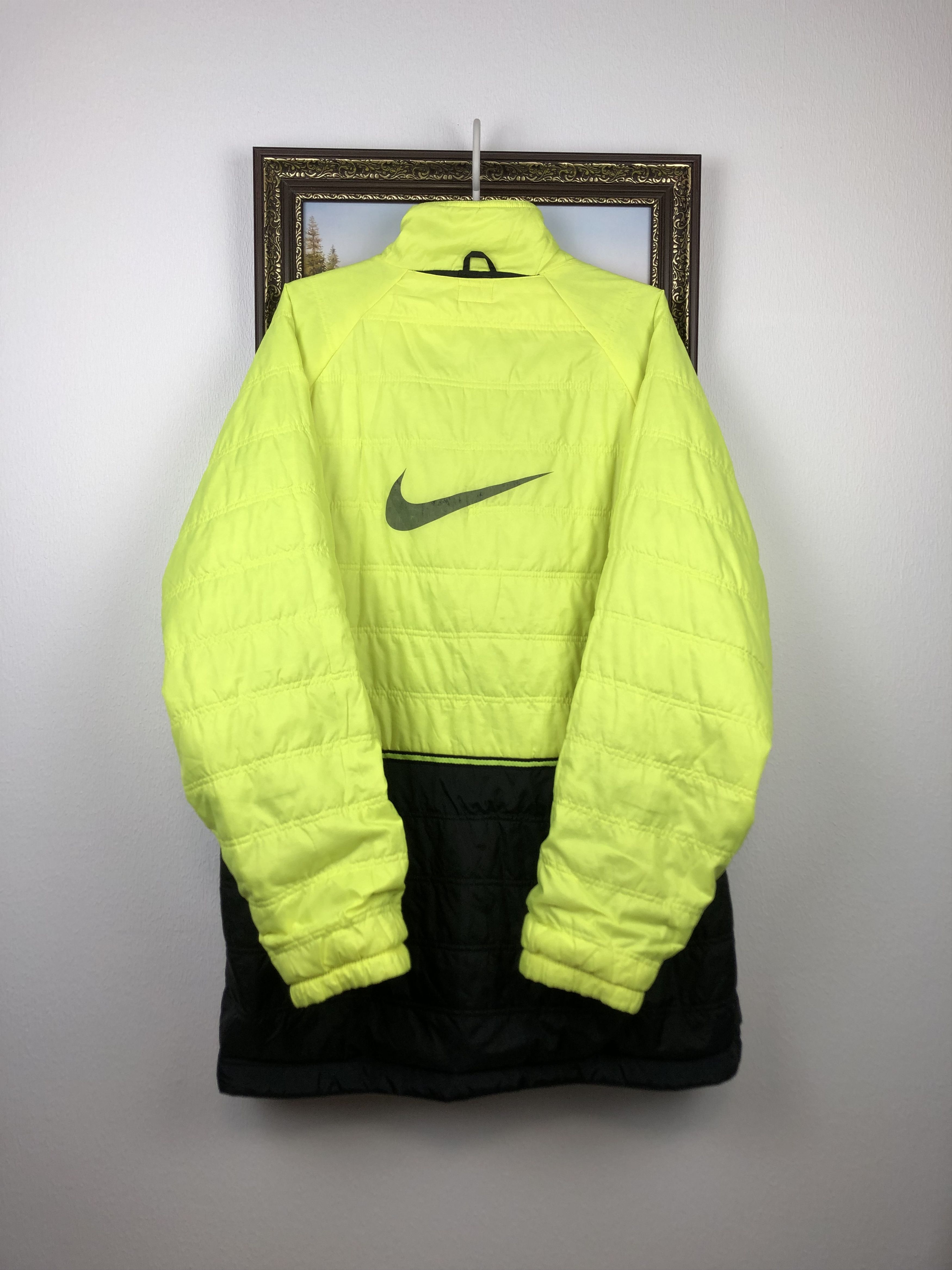 Nike Vintage Borussia Dortmund Jacket Soccer Bomber Double Sided Size US XL / EU 56 / 4 - 12 Thumbnail