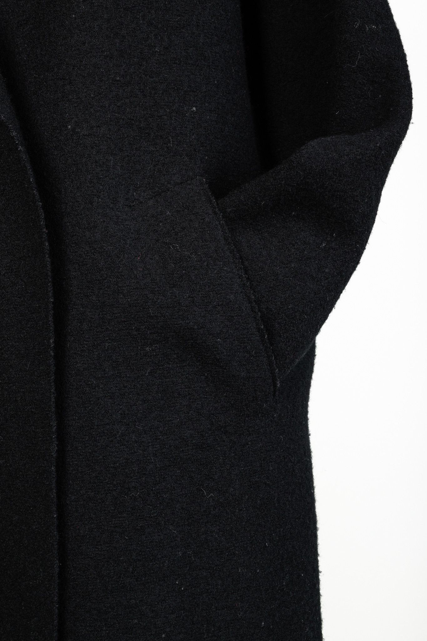 Other Oska Black Boiled-Wool Oversized Flyaway-Collar Coat Size S / US 4 / IT 40 - 7 Thumbnail