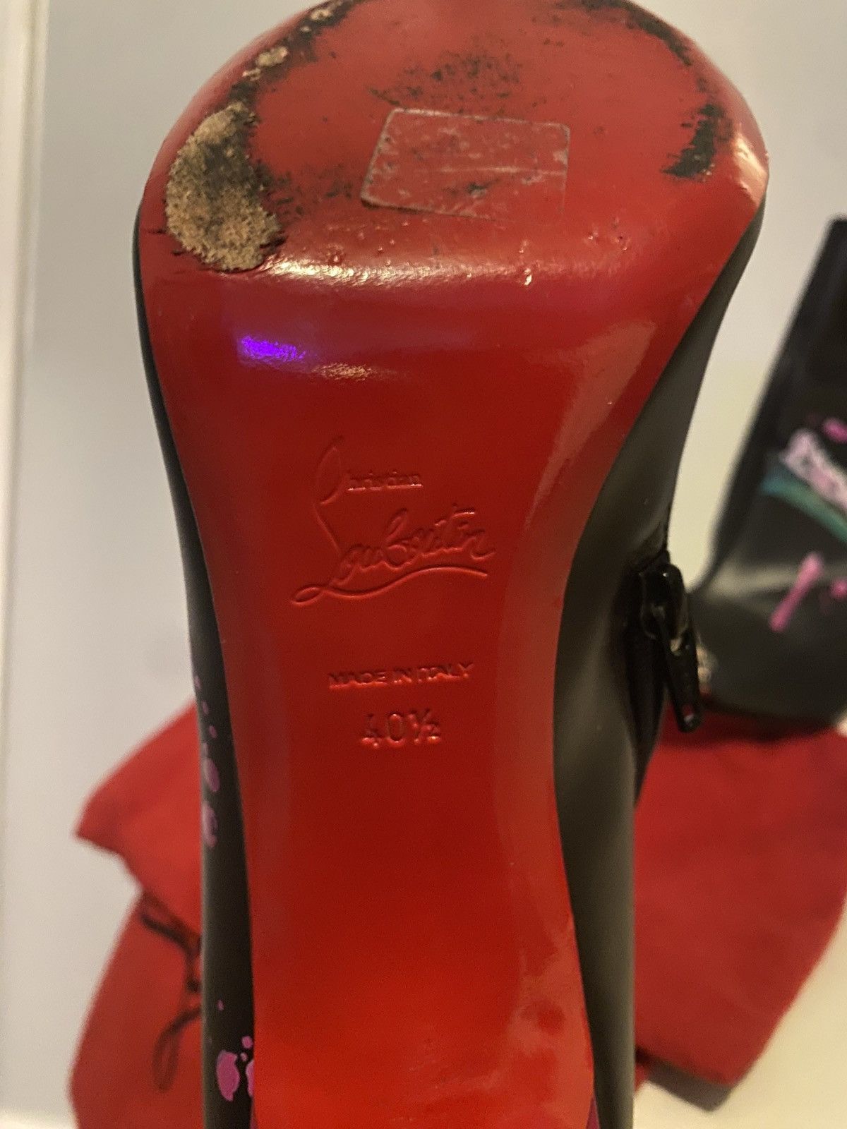 Christian Louboutin LOVE IS A BOOT Stiletto Louboutin Size US 9.5 / IT 39.5 - 9 Thumbnail