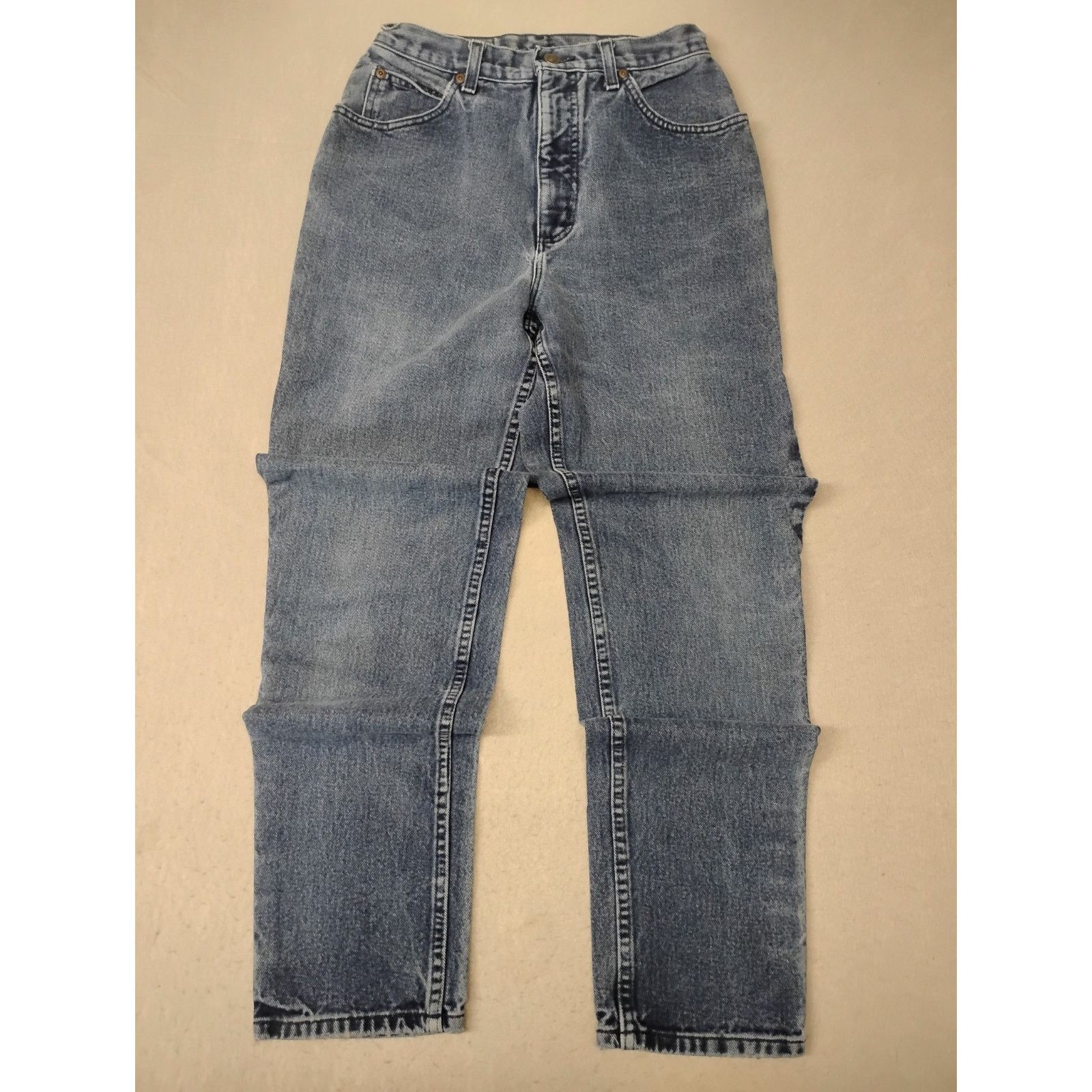 St. Johns Bay St Johns Bay (26") Women's Vintage Straight Blue Denim Jeans Size 30" / US 8 / IT 44 - 2 Thumbnail